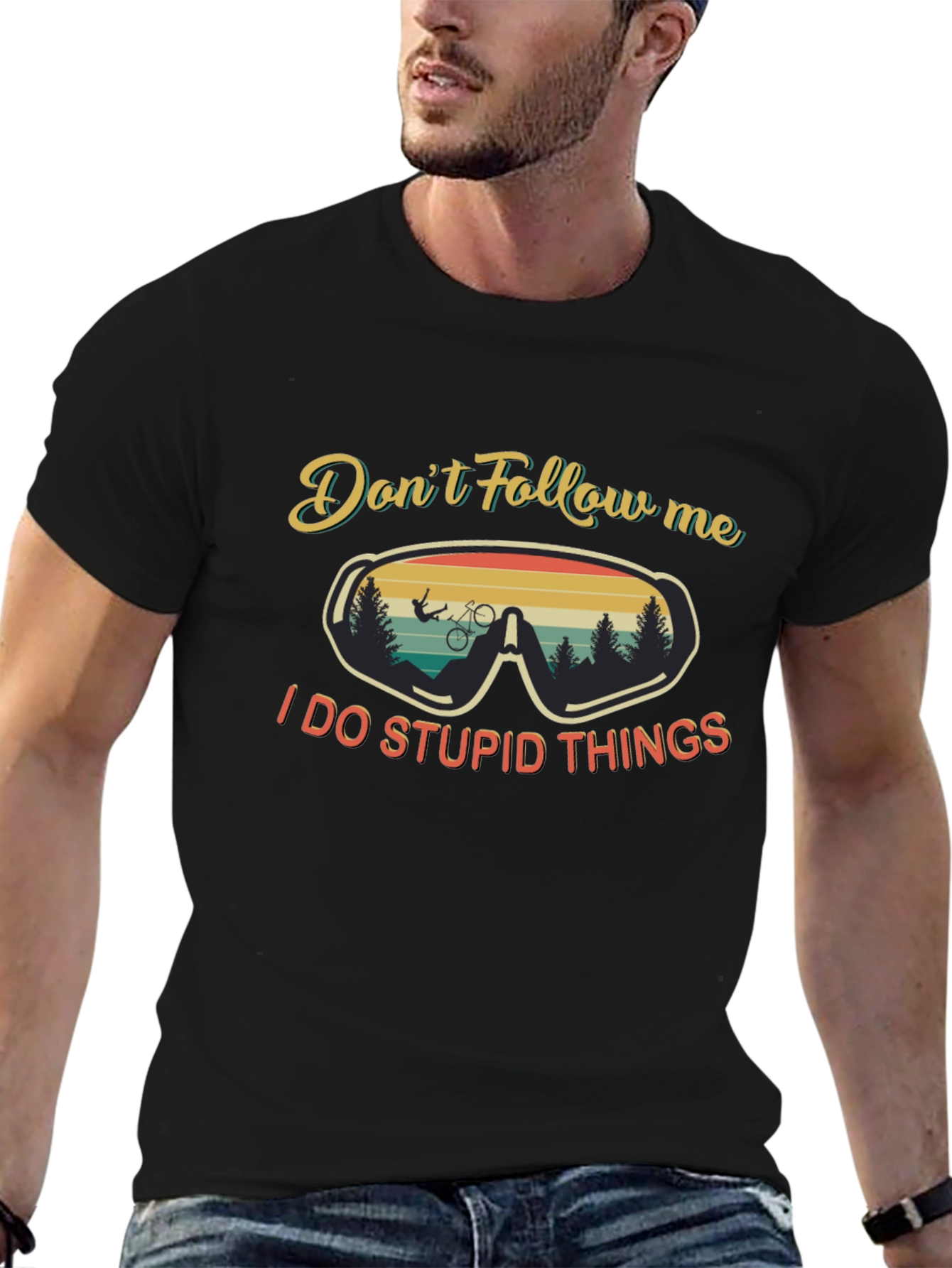 Dont Follow Me Mountain Bike Adventure T-Shirt