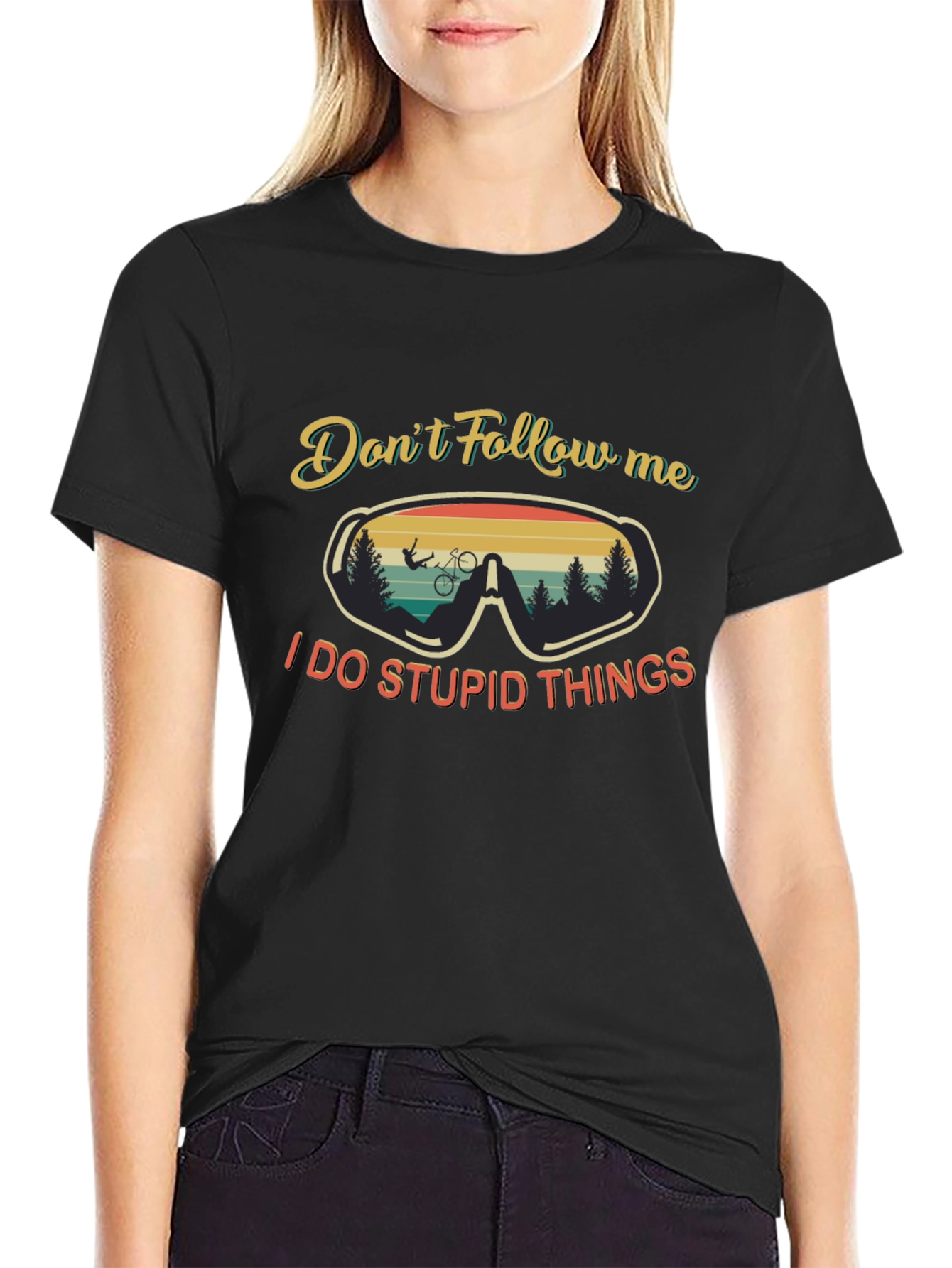 Dont Follow Me Mountain Bike Adventure T-Shirt
