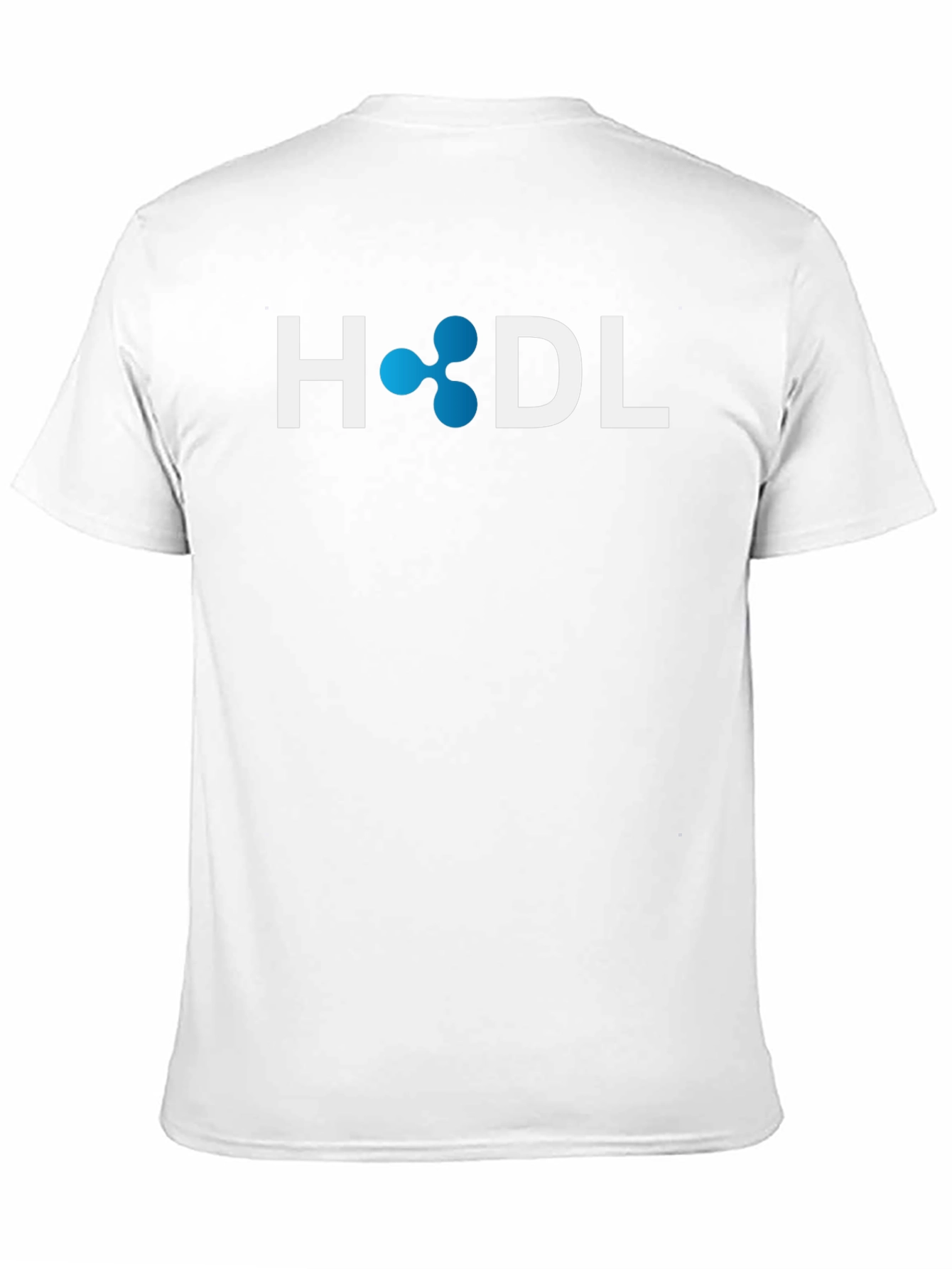 HODL Crypto Black T-Shirt - Ripple XRP Design