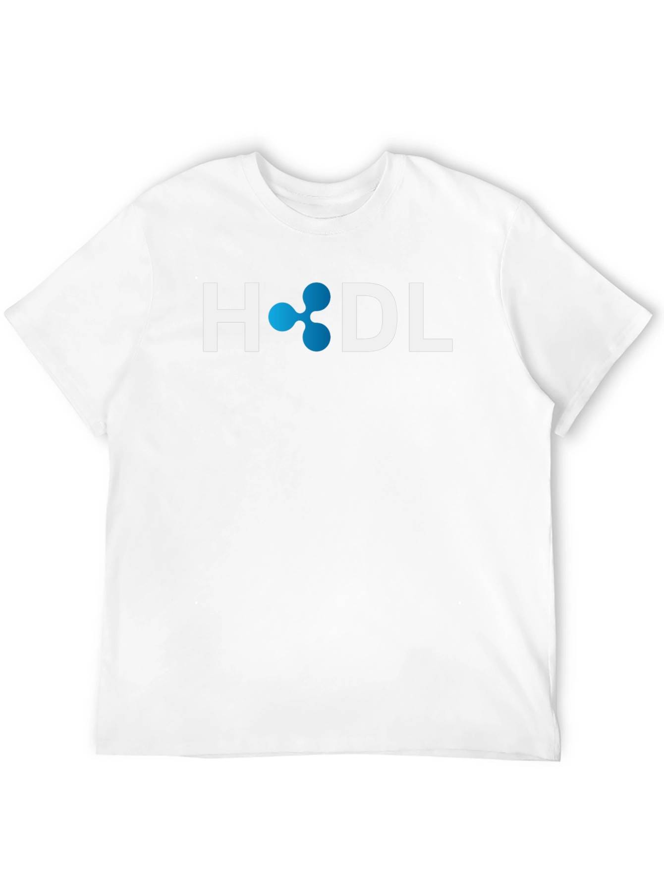 HODL Crypto Black T-Shirt - Ripple XRP Design
