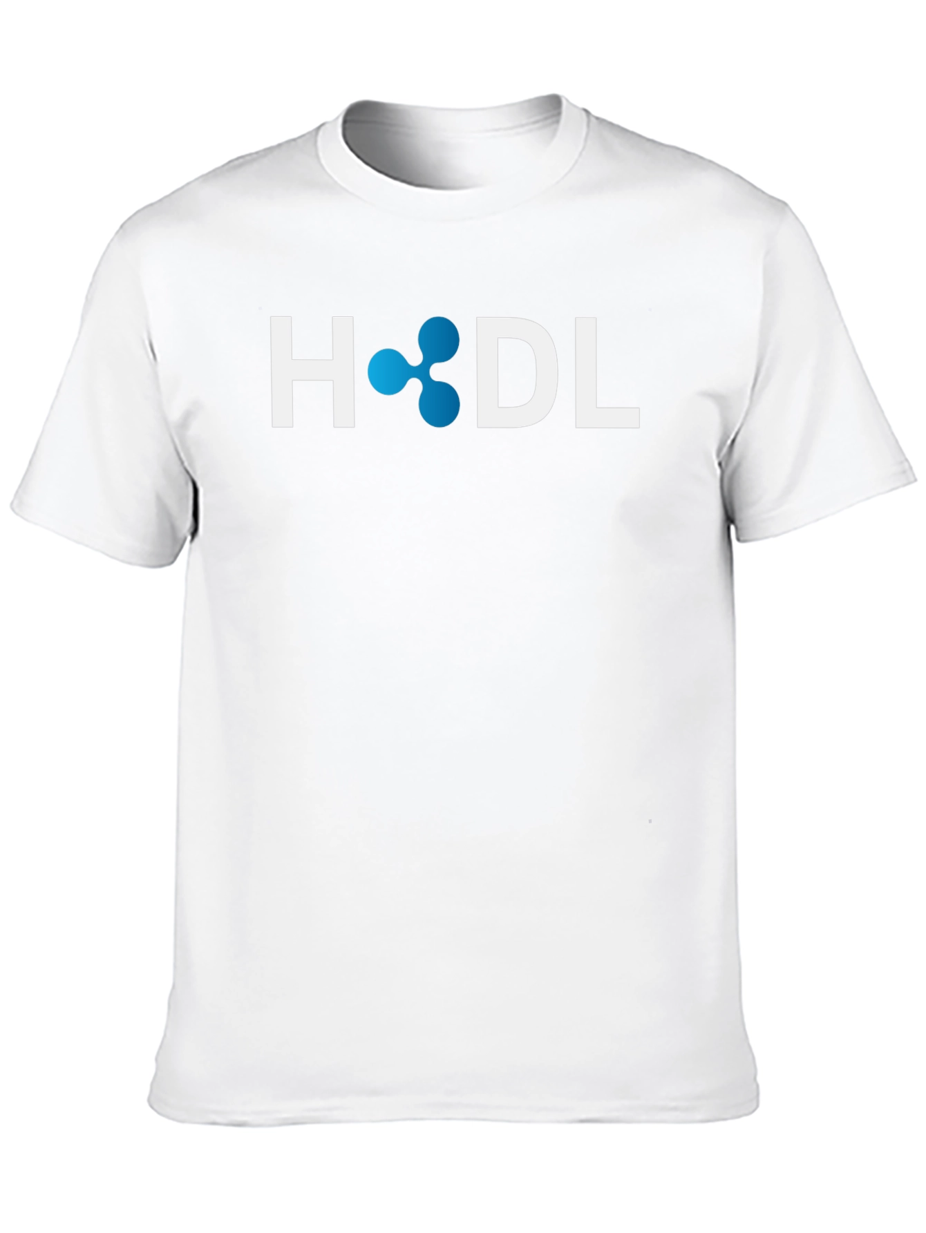 HODL Crypto Black T-Shirt - Ripple XRP Design