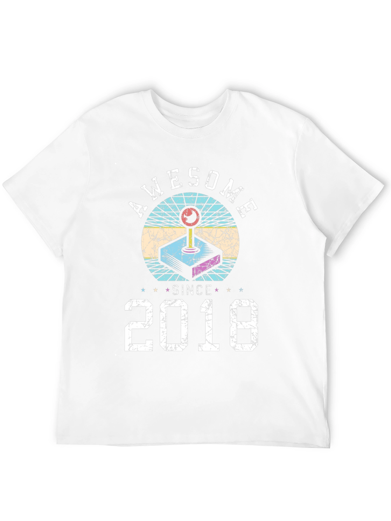 Awesome Since 2018 Black Graphic Tee