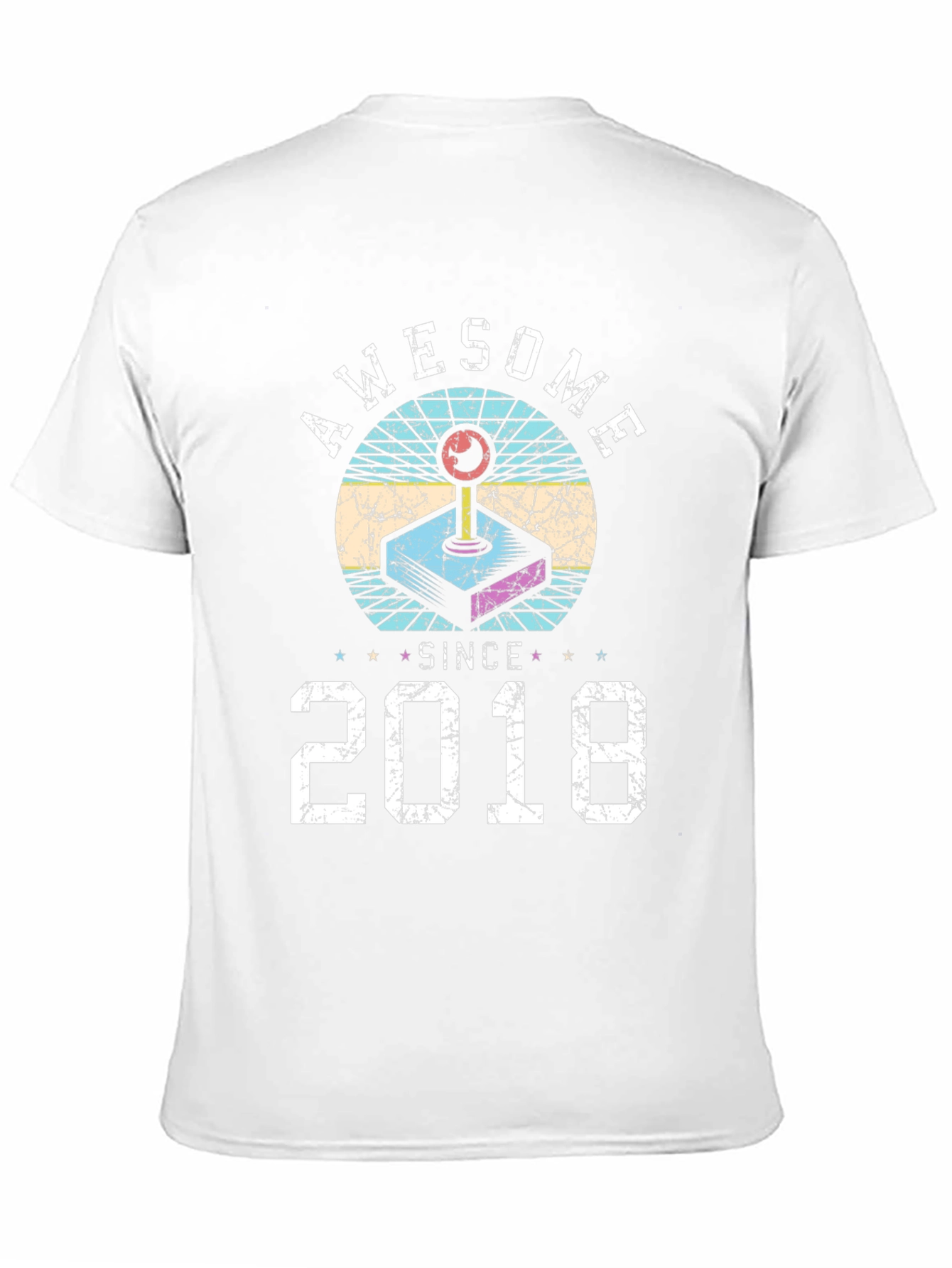 Awesome Since 2018 Black Graphic Tee