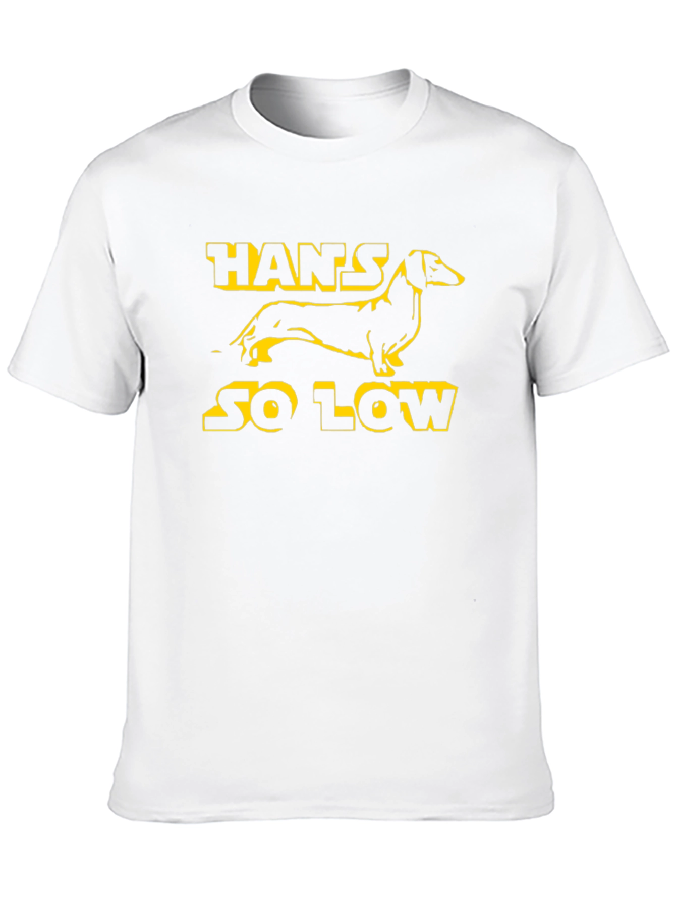Hans So Low T-Shirt - Dachshund Tee