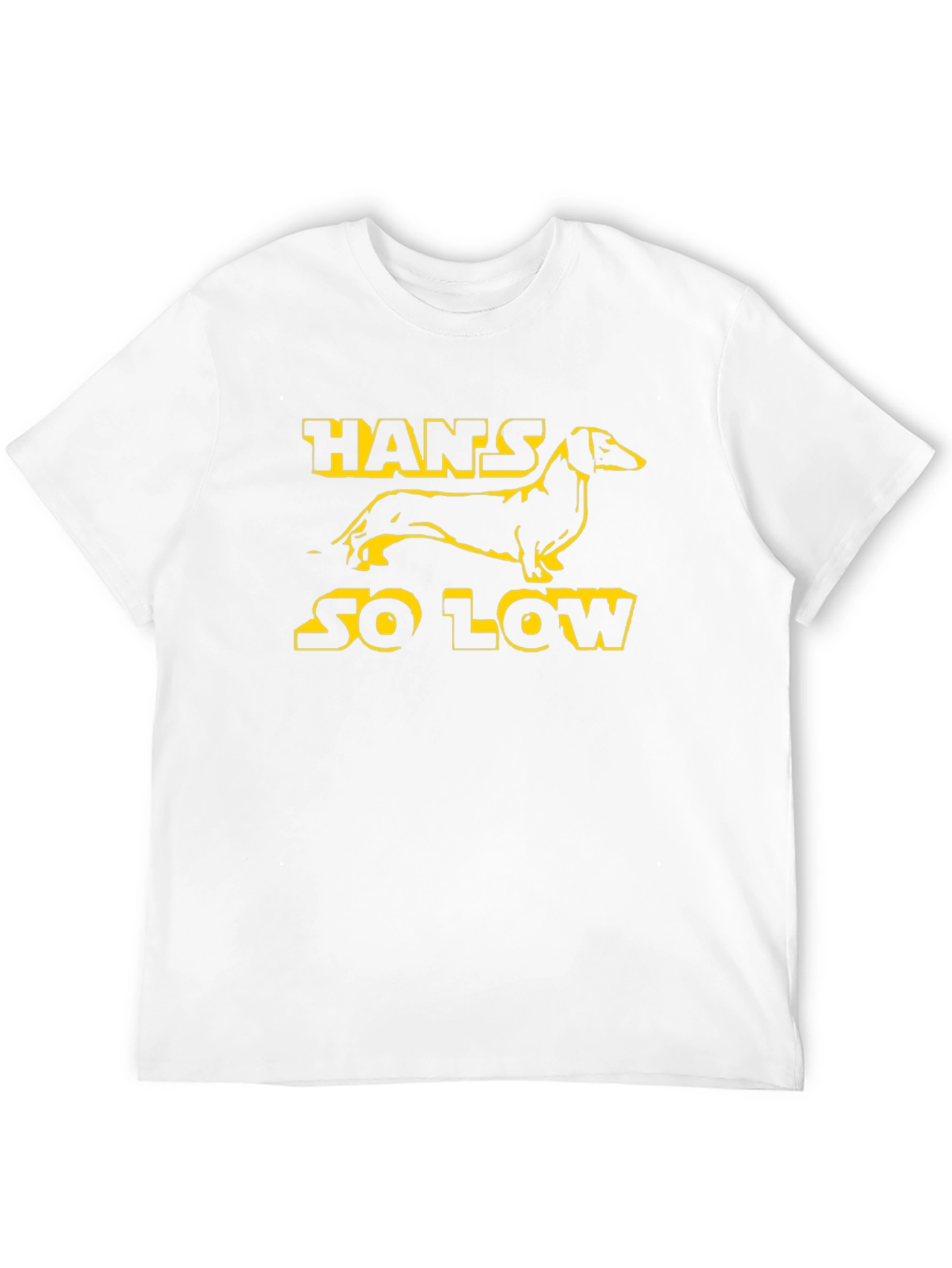 Hans So Low T-Shirt - Dachshund Tee