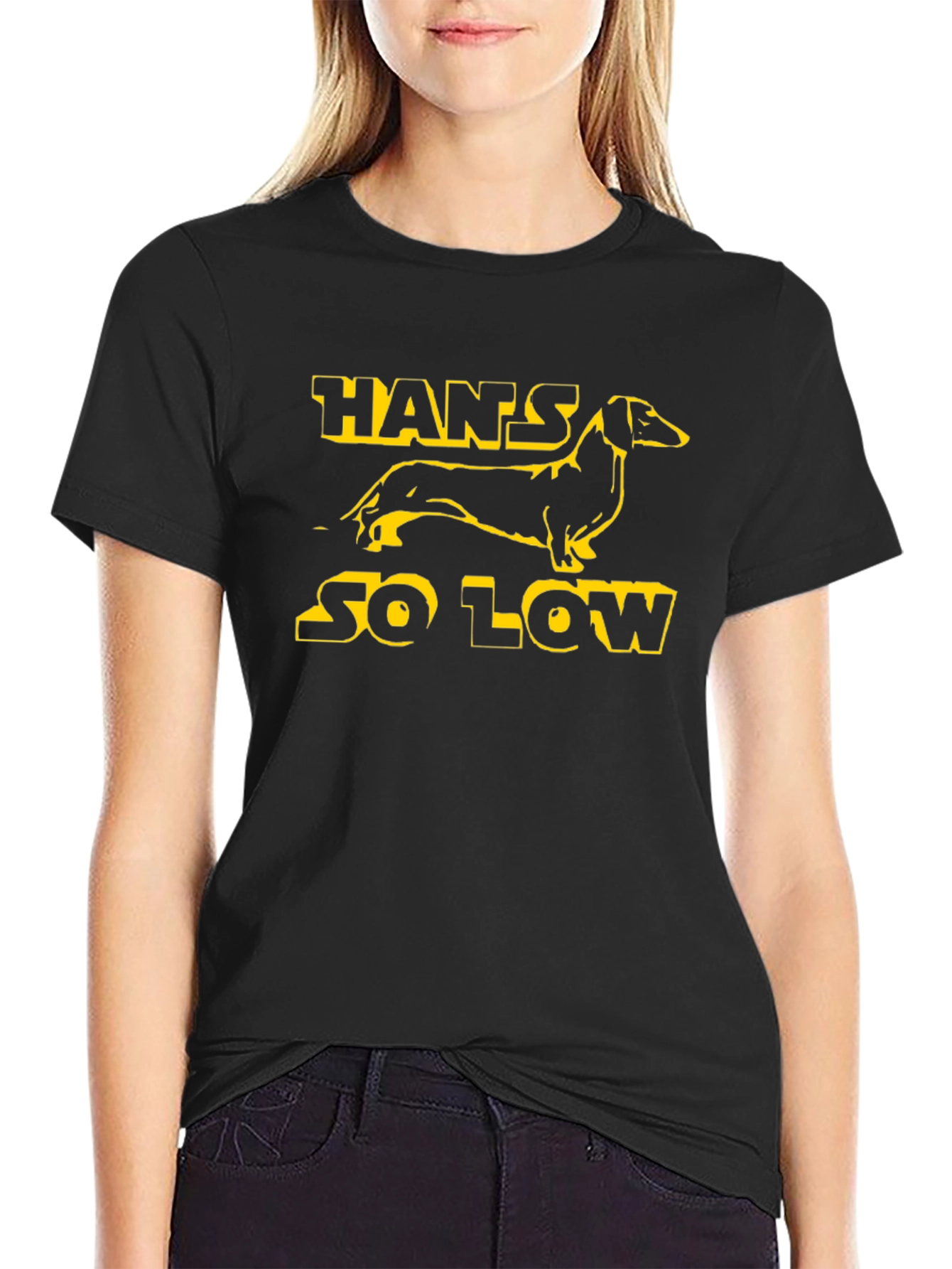 Hans So Low T-Shirt - Dachshund Tee