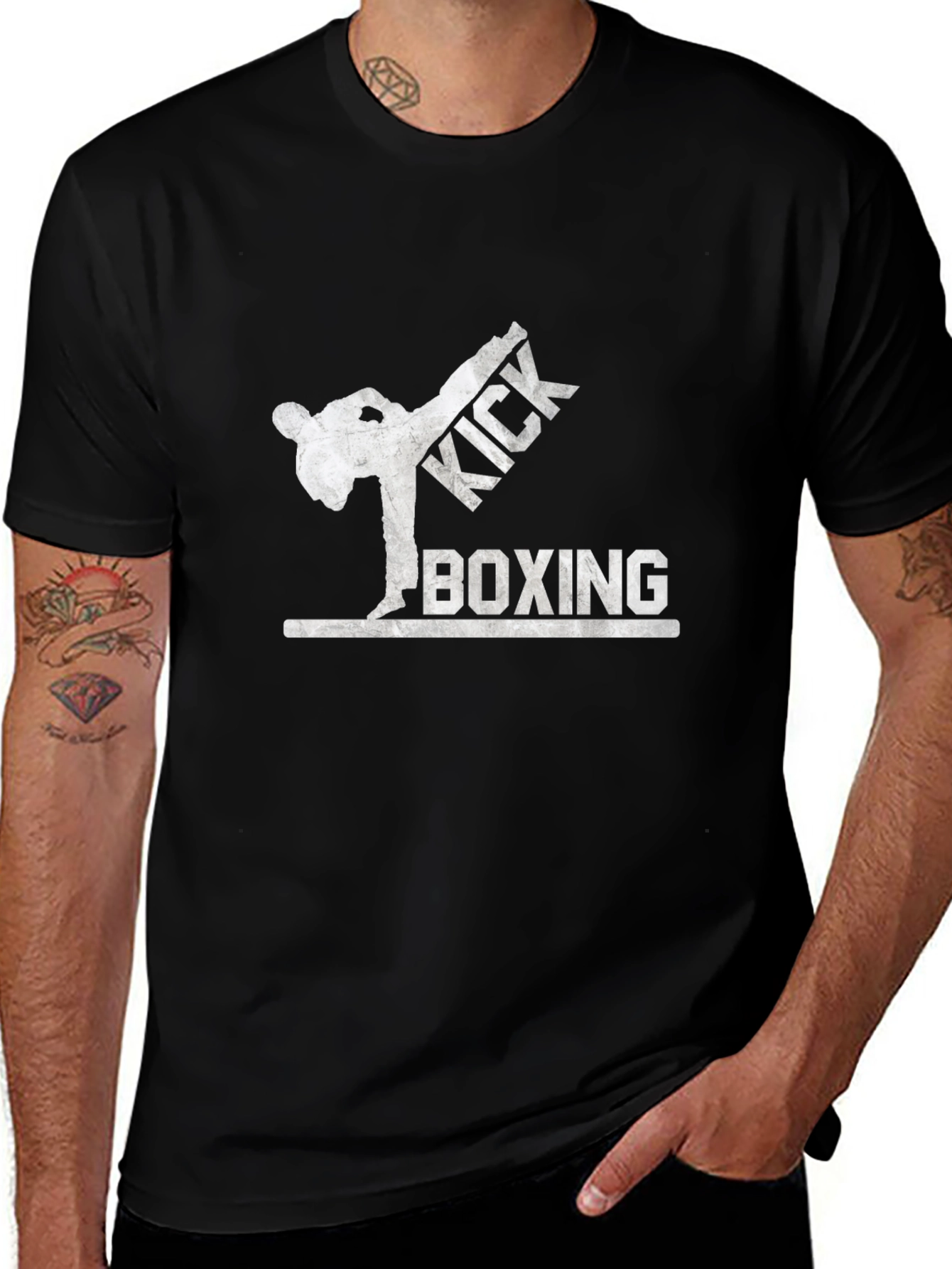 Kick Boxing Graphic Tee - Martial Arts T-Shirt