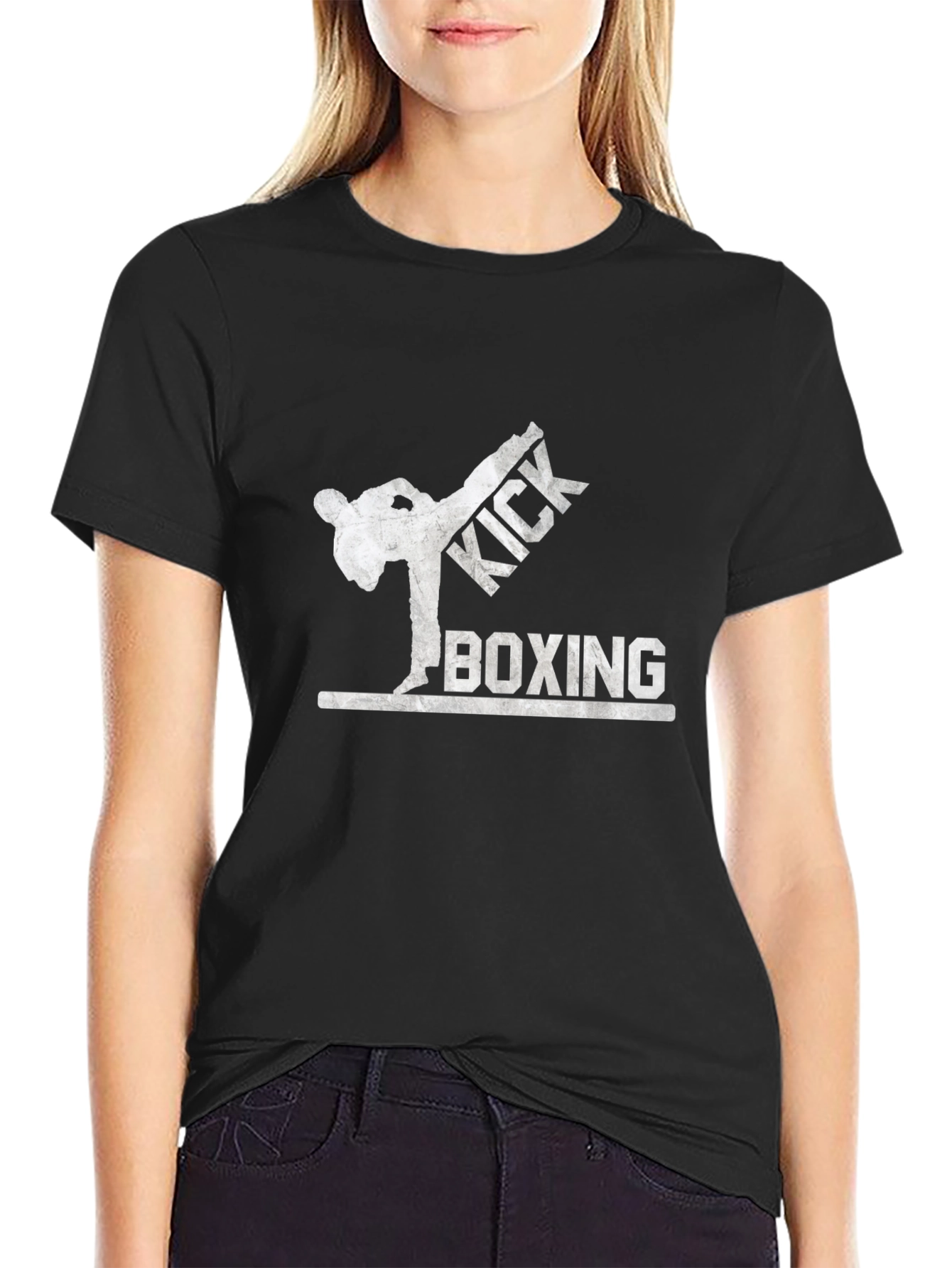 Kick Boxing Graphic Tee - Martial Arts T-Shirt