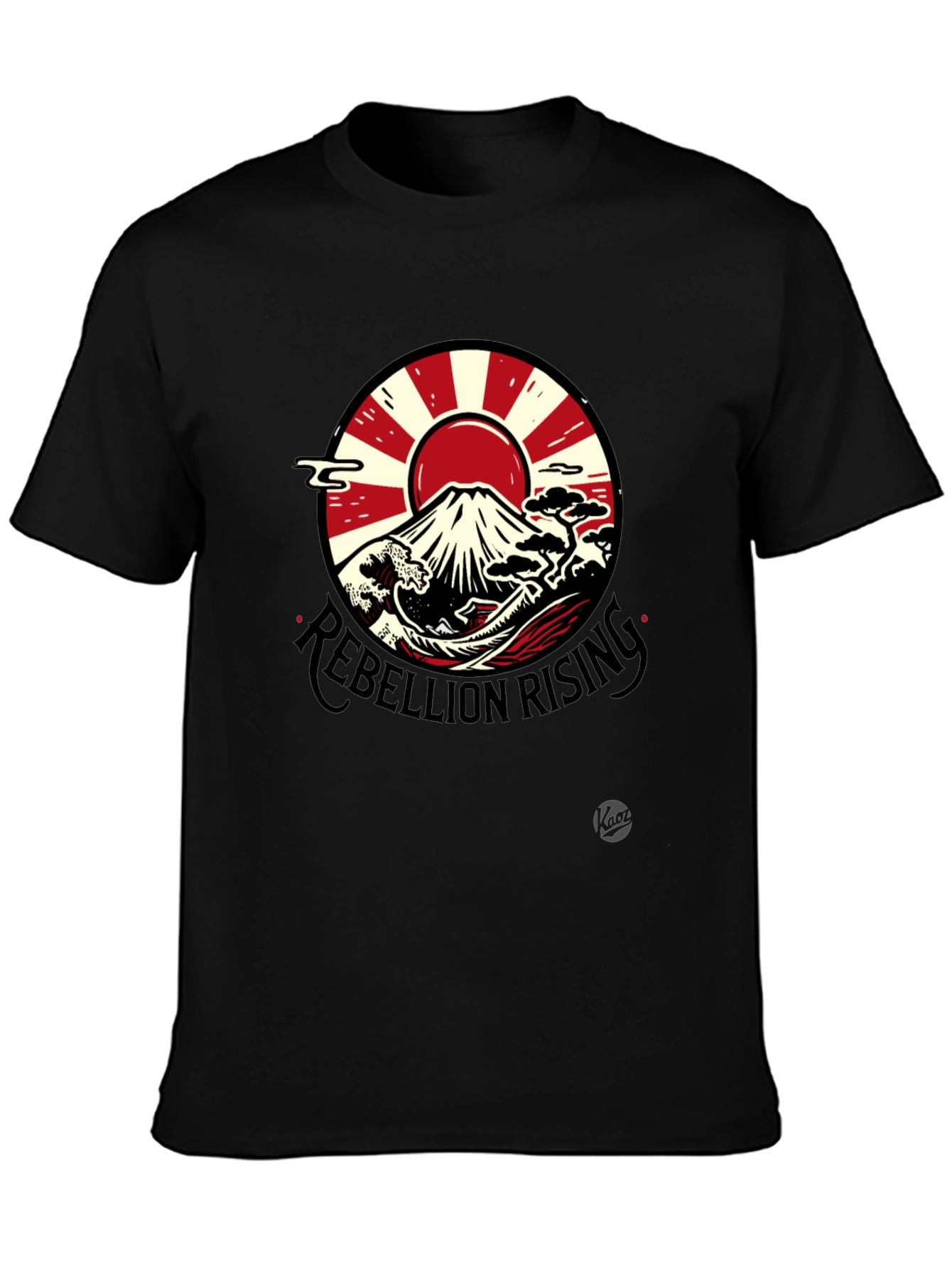 Rebellion Rising Graphic Tee - Japanese Mount Fuji Design