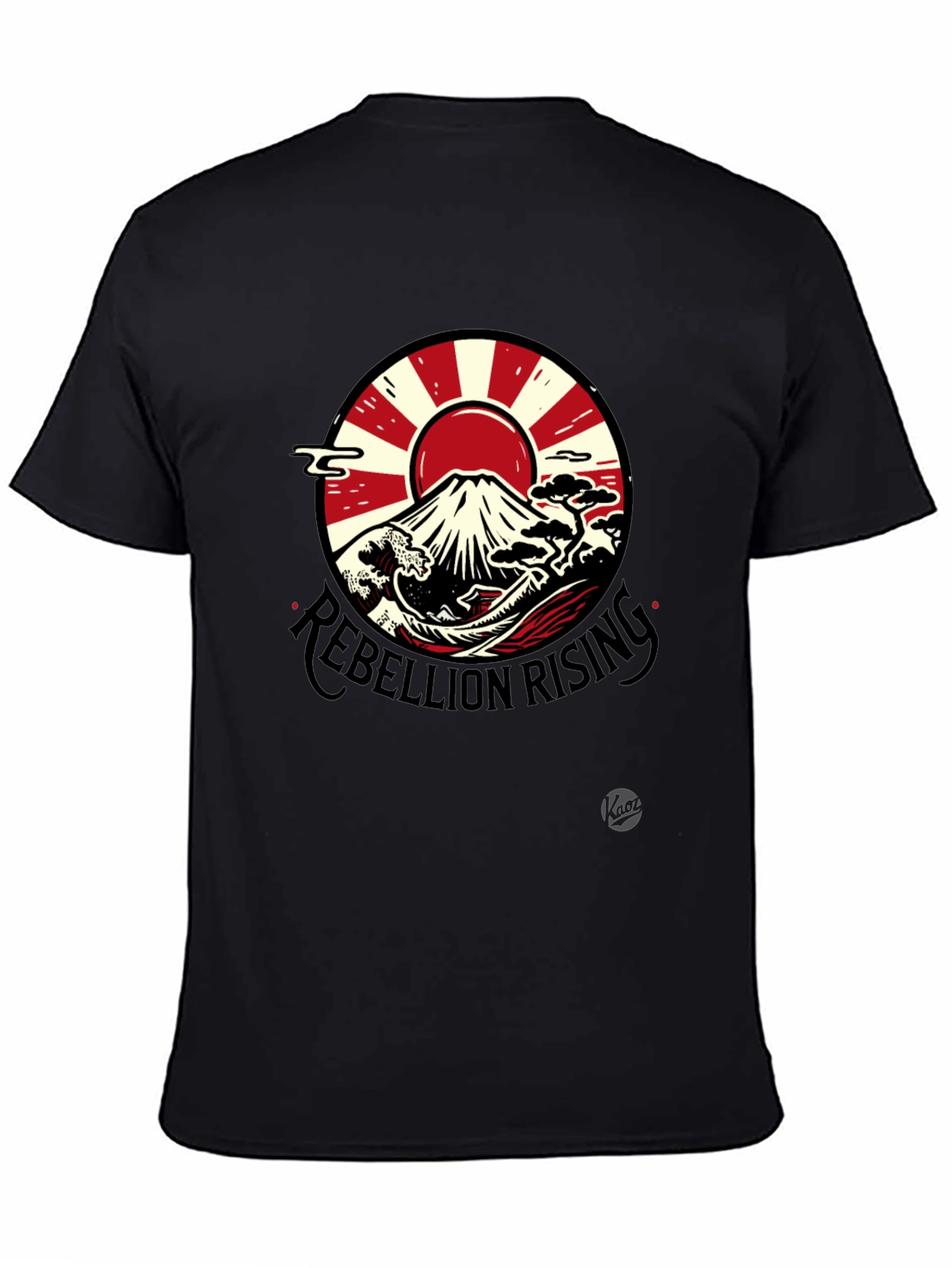 Rebellion Rising Graphic Tee - Japanese Mount Fuji Design