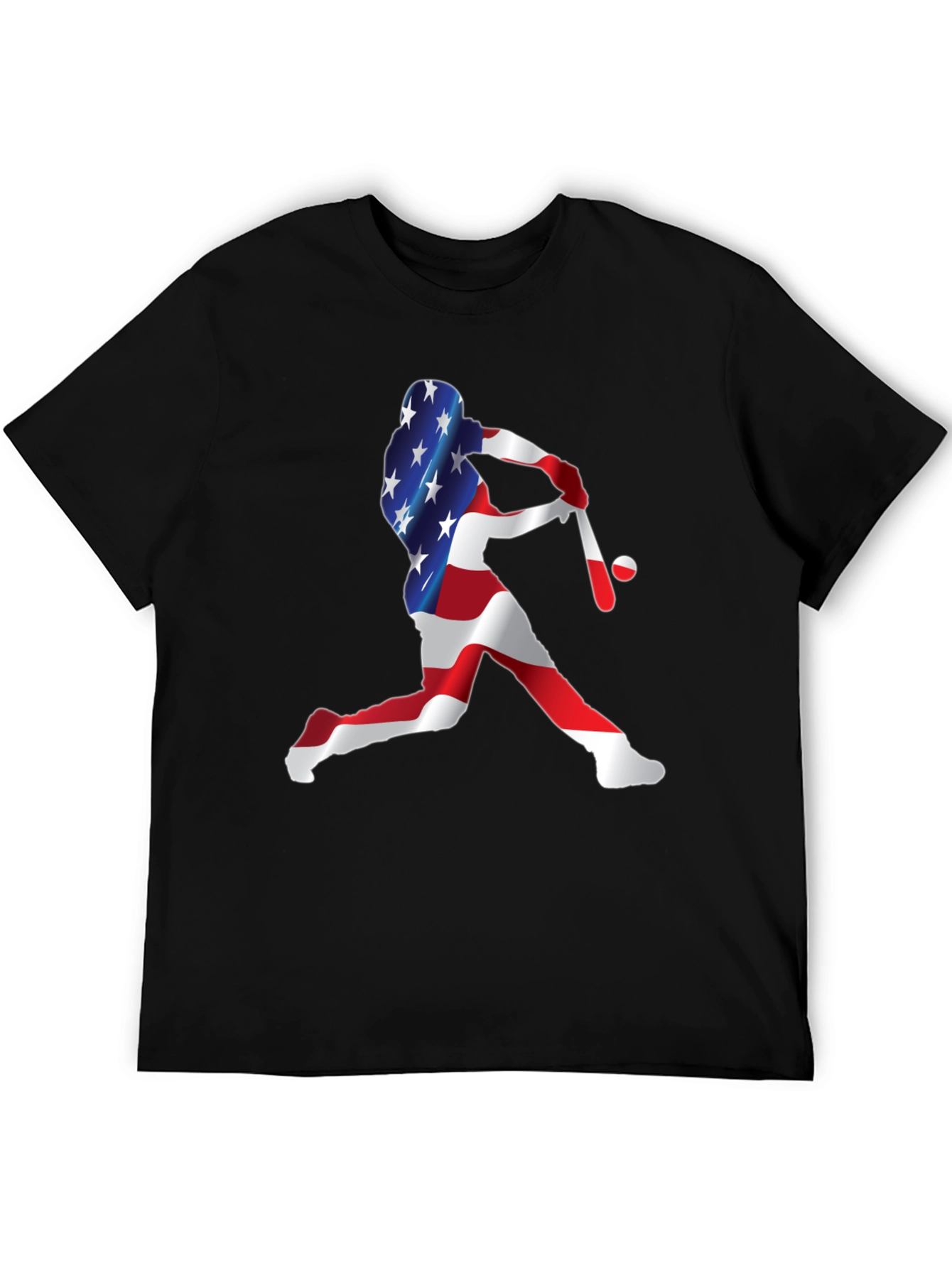 USA Baseball Player Graphic Tee