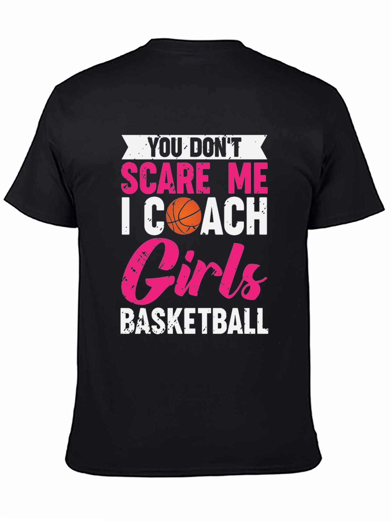 Girls Basketball Coach Graphic T-Shirt