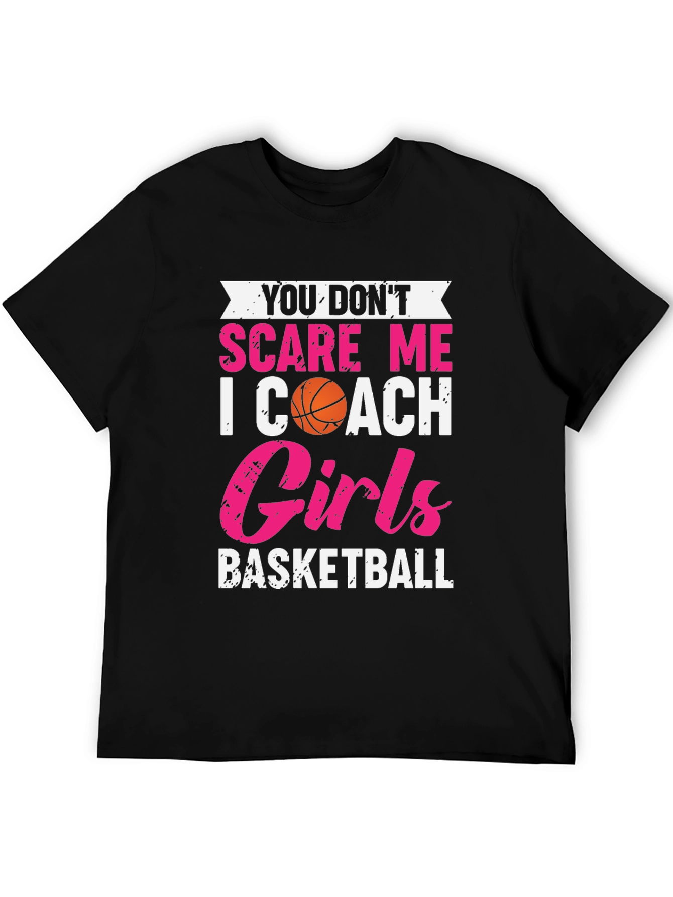 Girls Basketball Coach Graphic T-Shirt