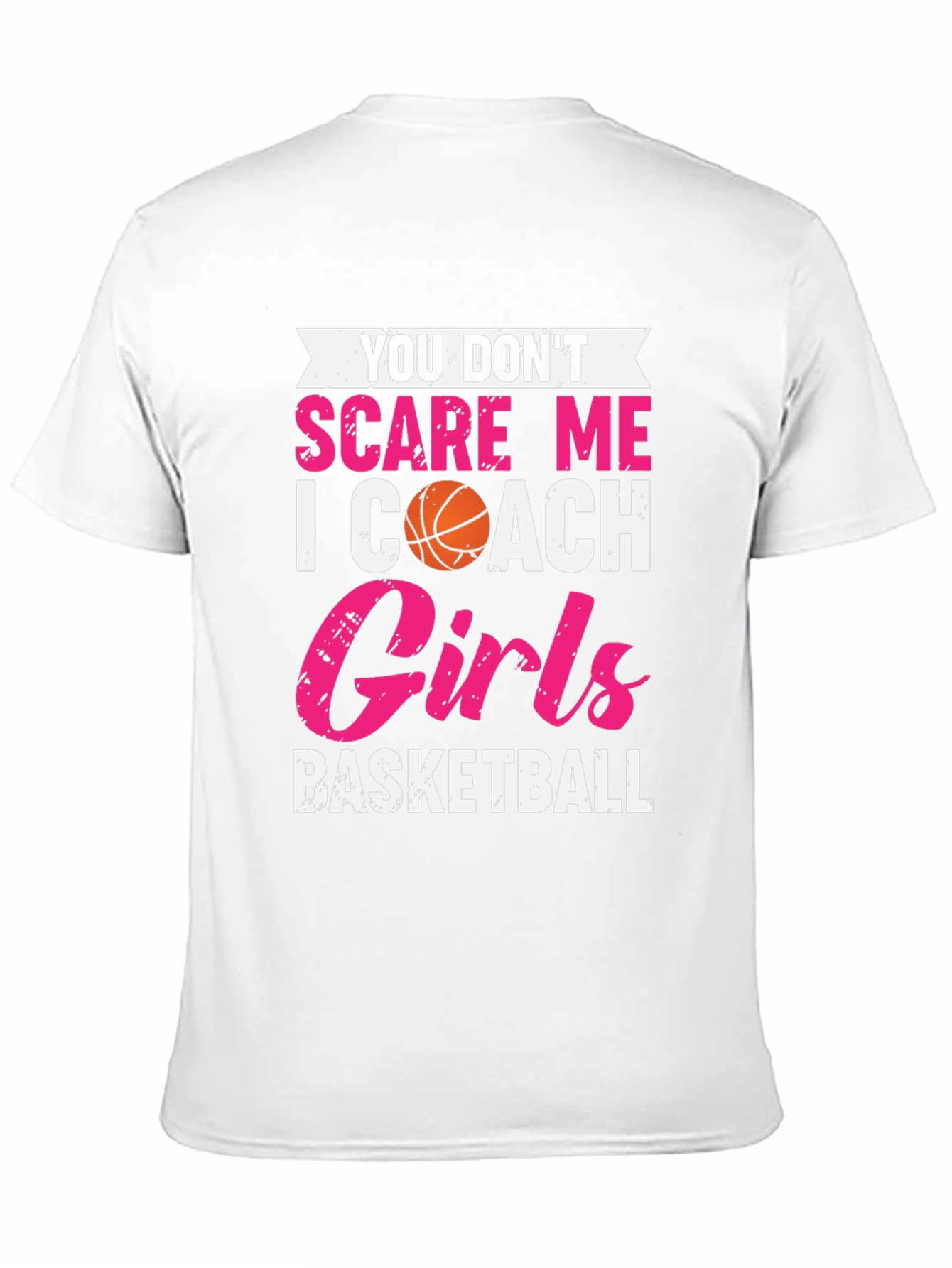 Girls Basketball Coach Graphic T-Shirt