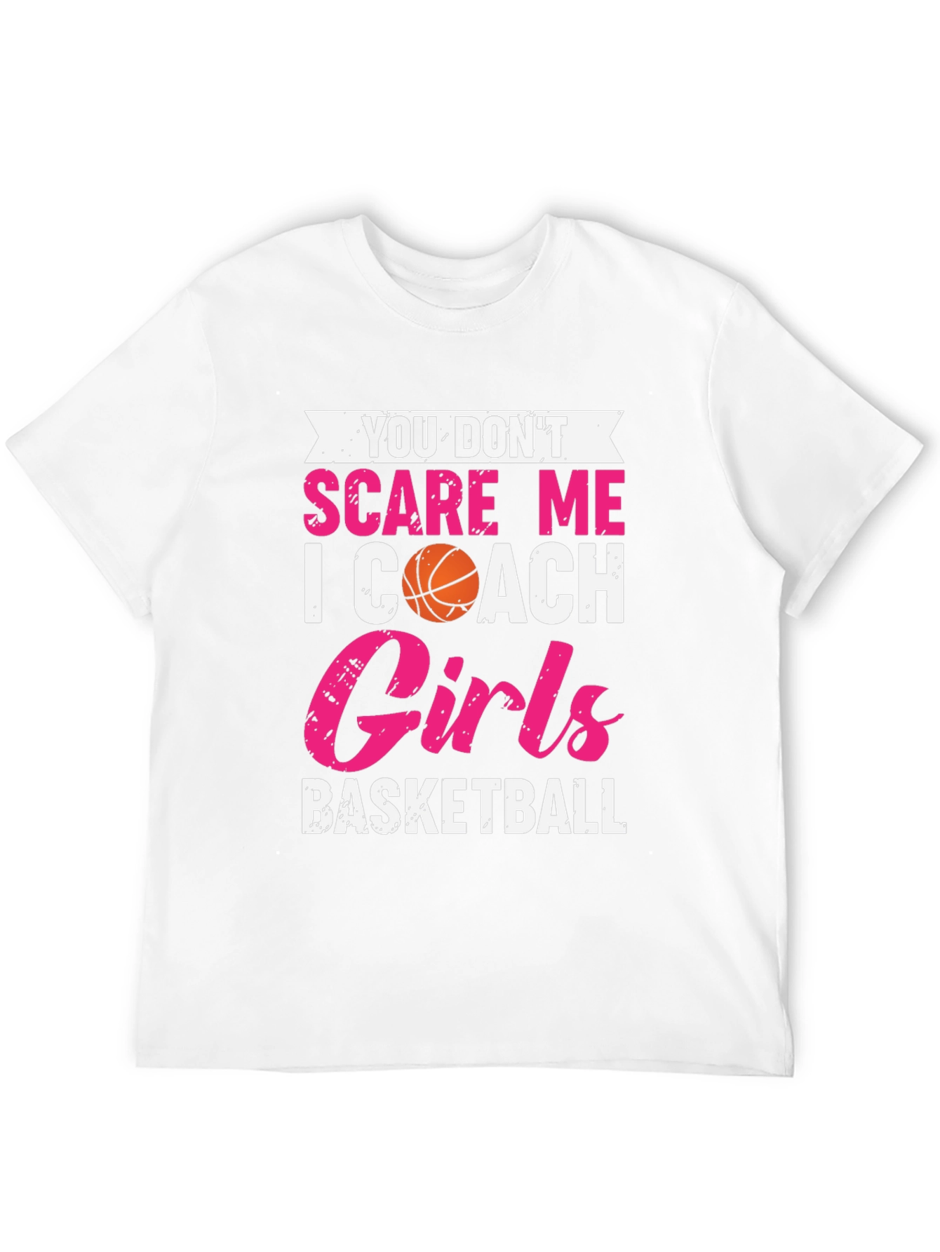 Girls Basketball Coach Graphic T-Shirt