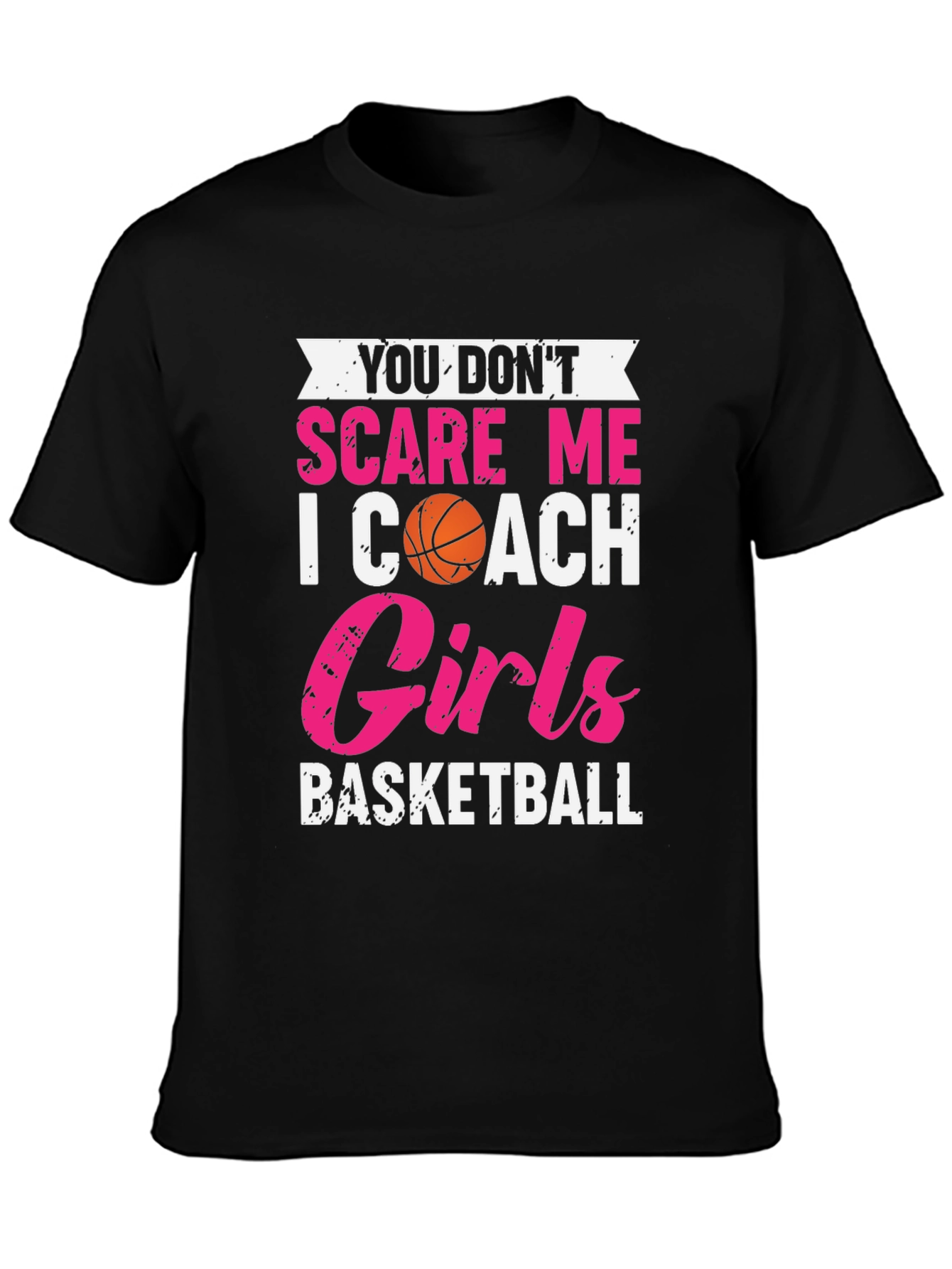 Girls Basketball Coach Graphic T-Shirt