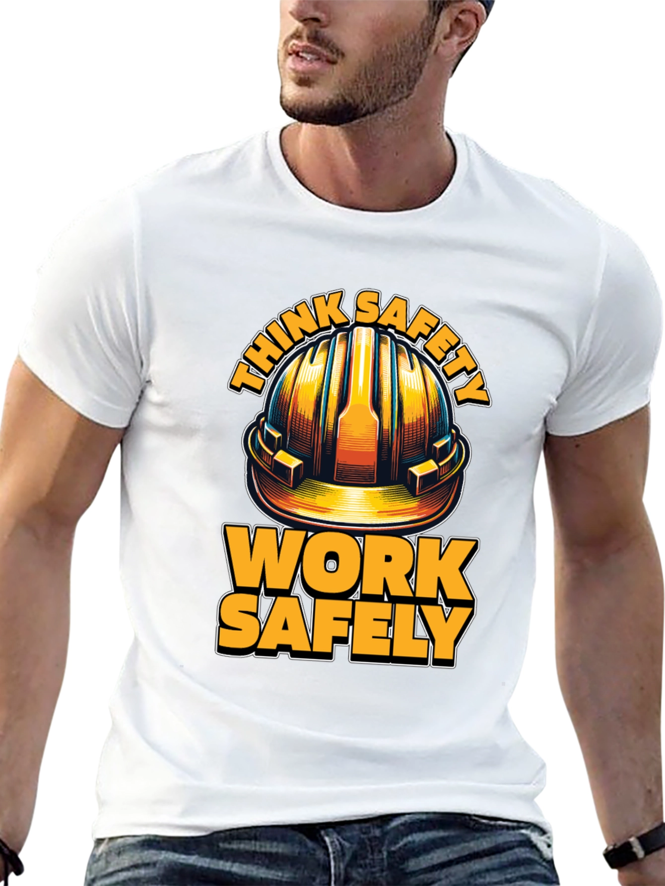 Think Safety Work Safely Graphic Tee