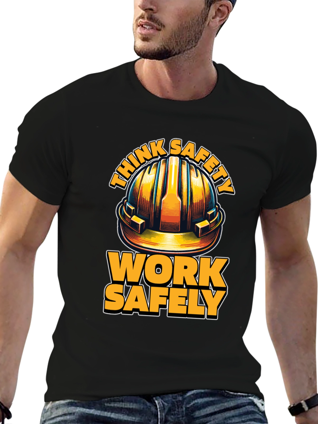 Think Safety Work Safely Graphic Tee