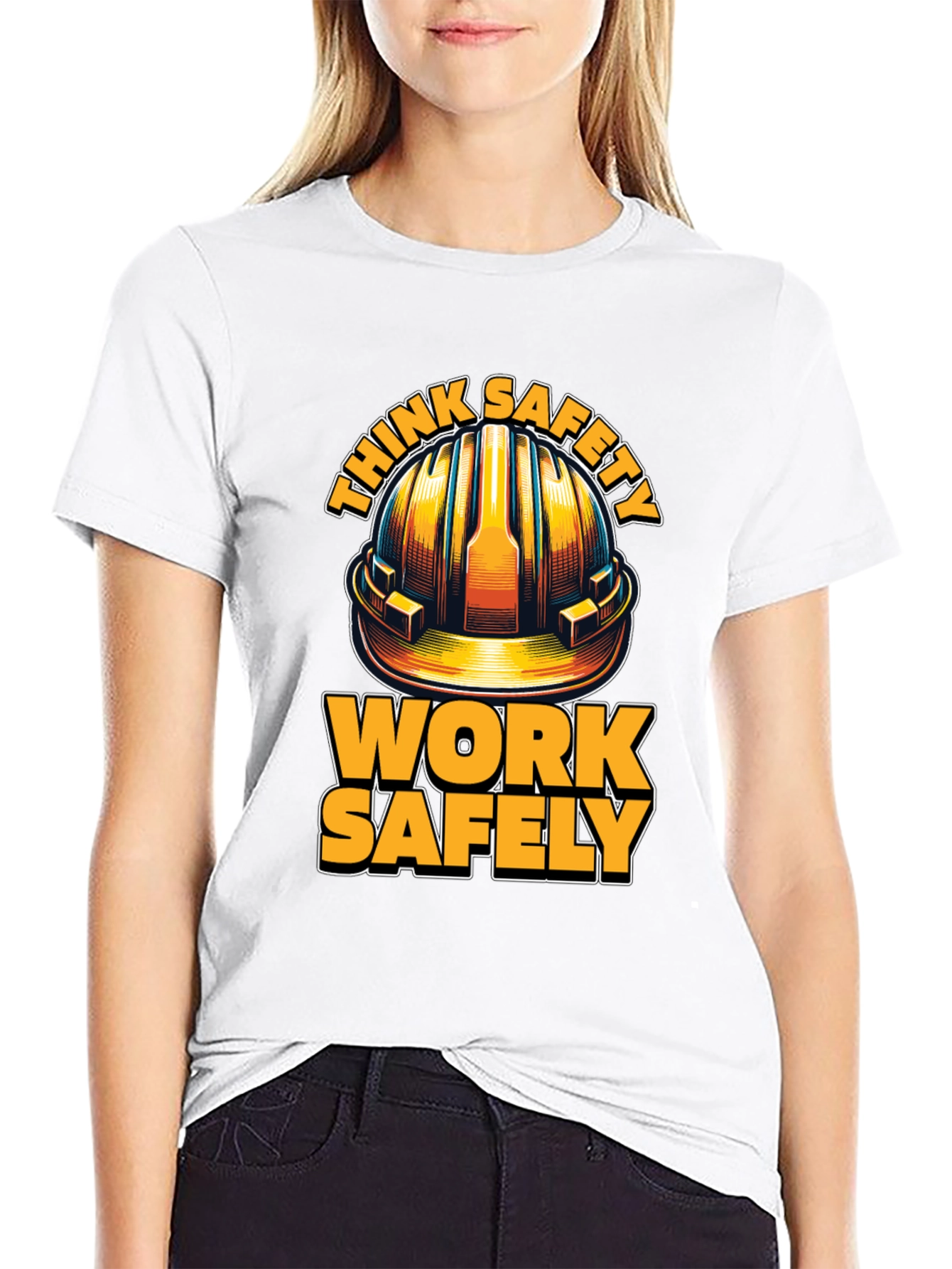 Think Safety Work Safely Graphic Tee
