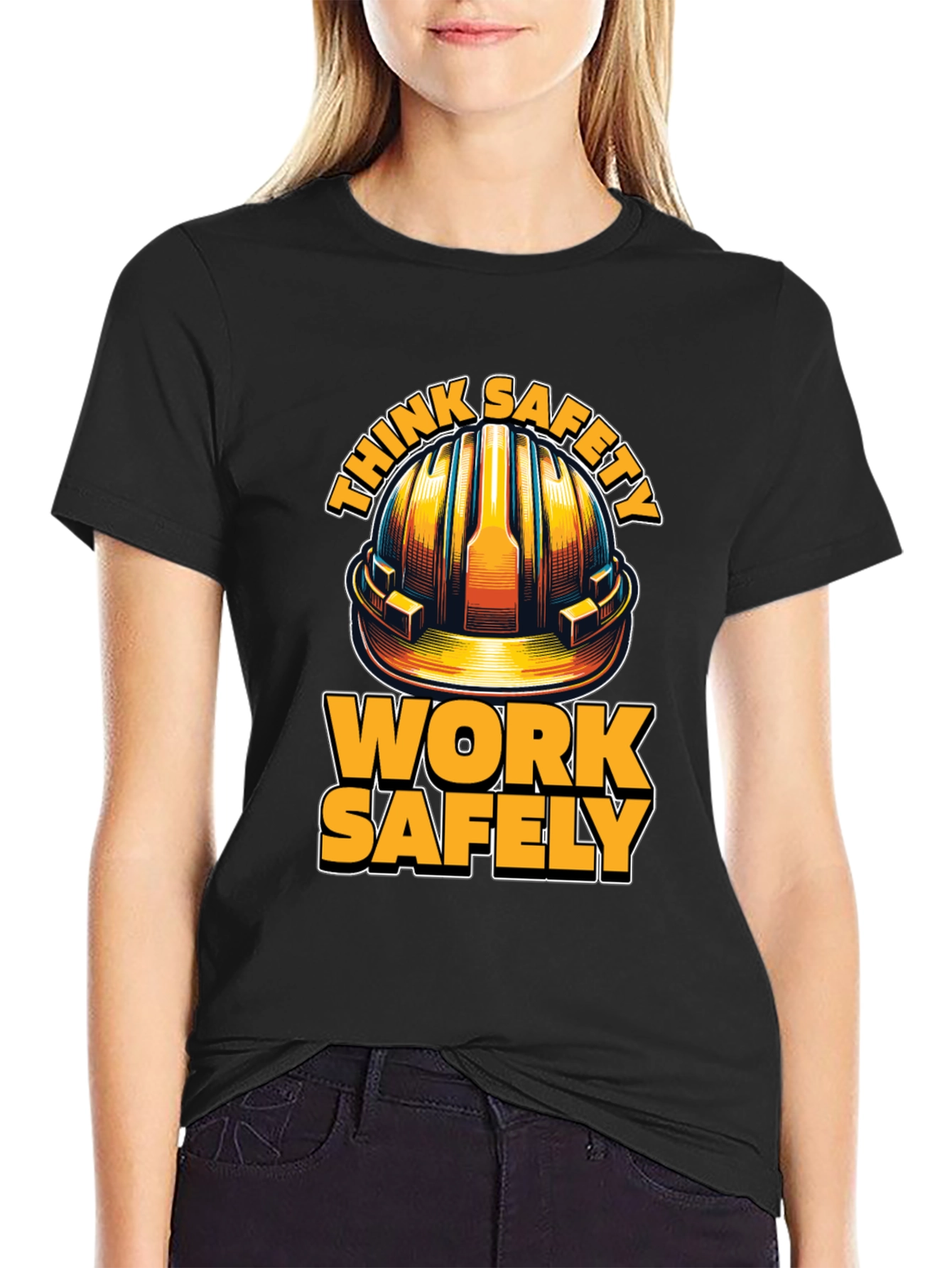 Think Safety Work Safely Graphic Tee