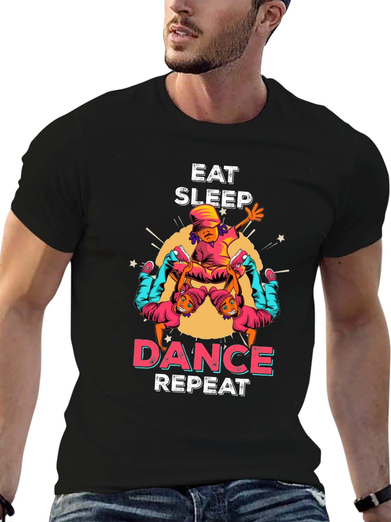 Eat Sleep Dance Repeat Graphic Tee