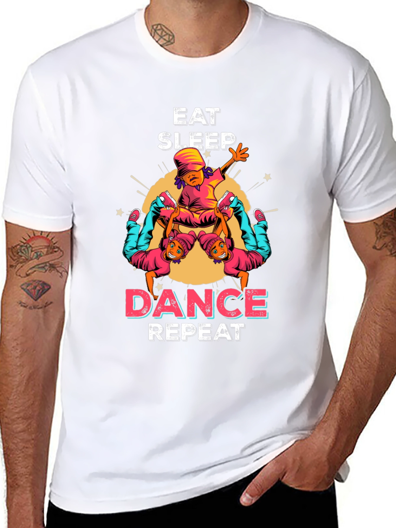 Eat Sleep Dance Repeat Graphic Tee