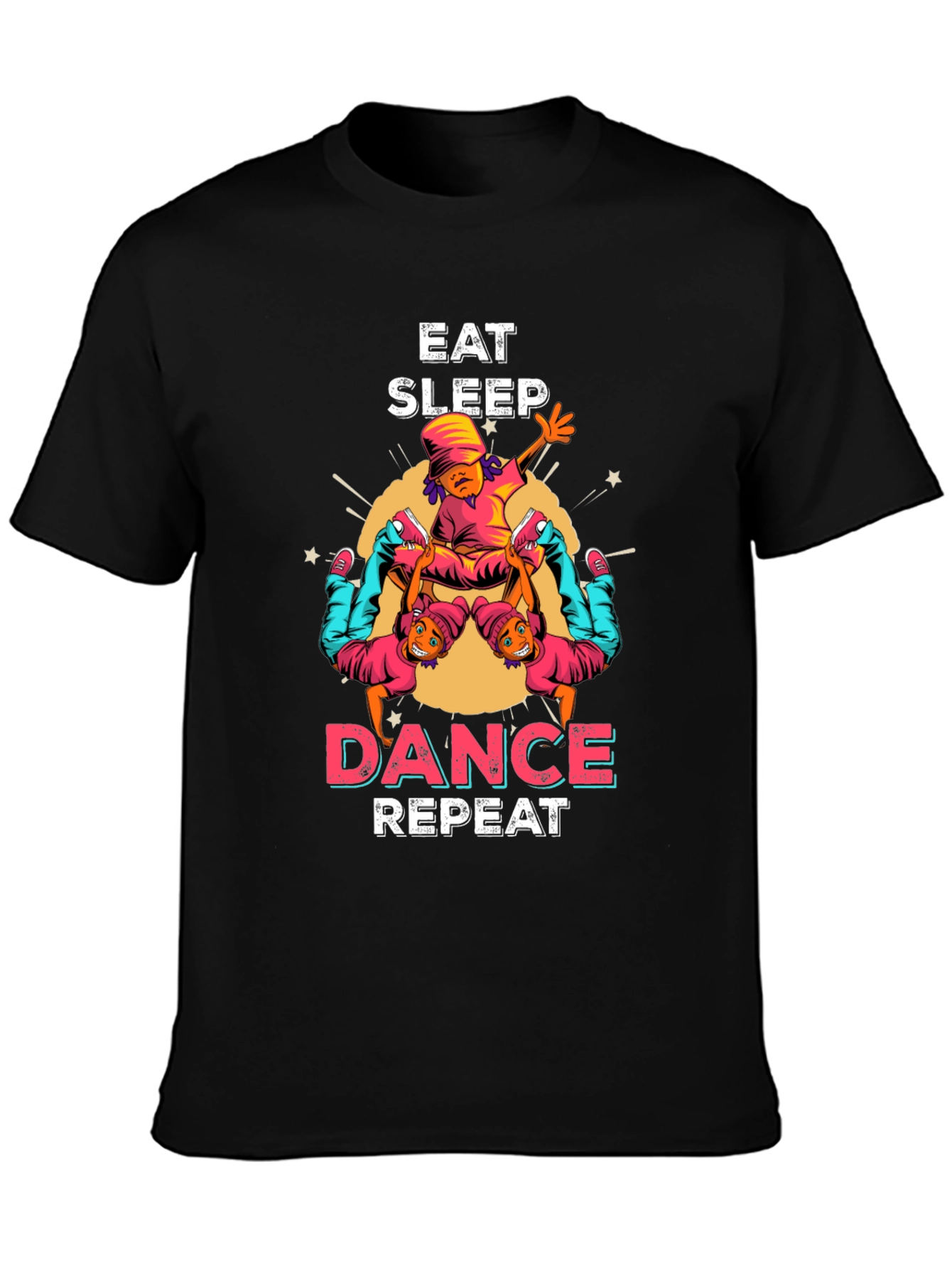Eat Sleep Dance Repeat Graphic Tee