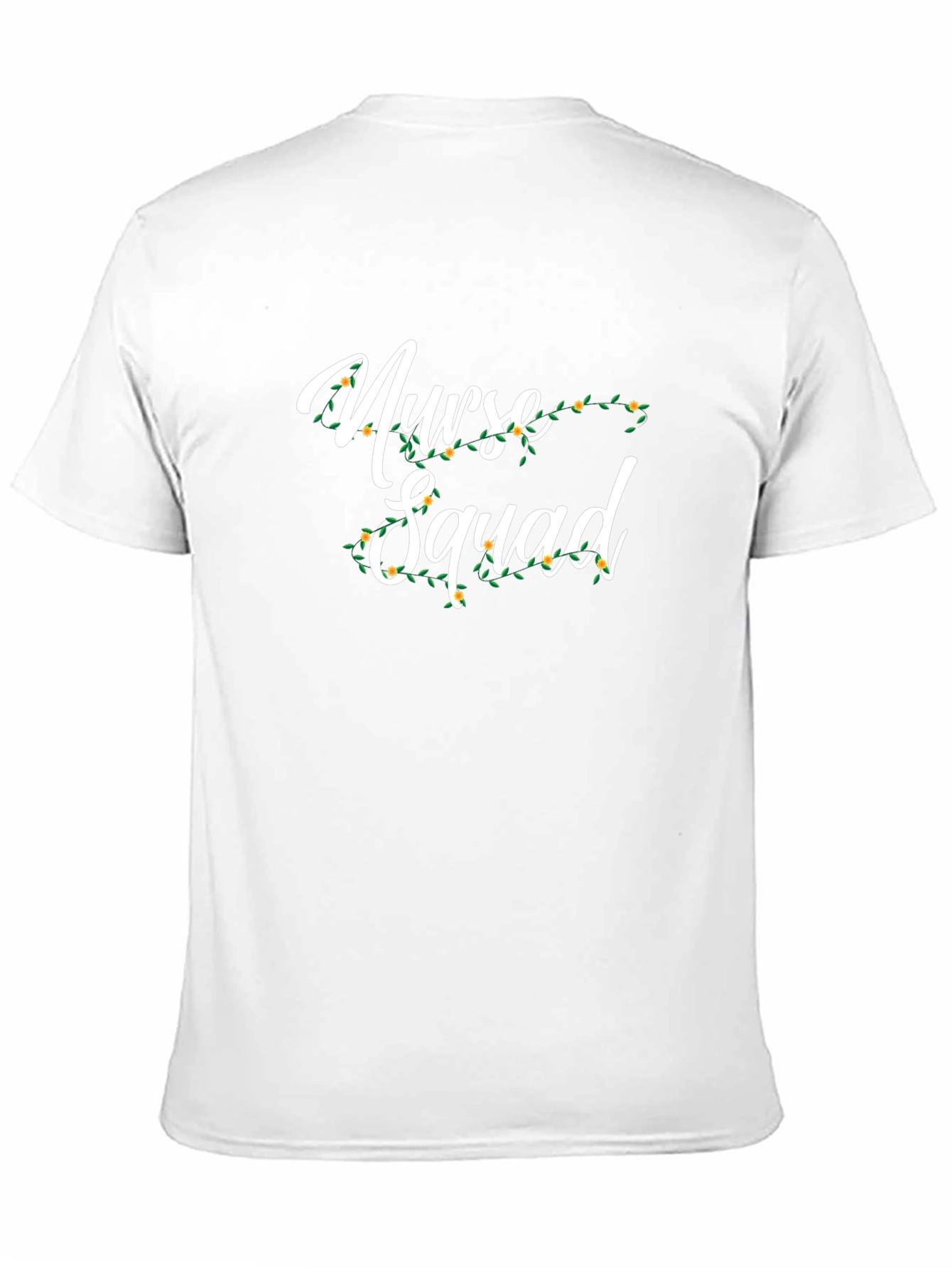 Nurse Squad Graphic Tee - Floral Design