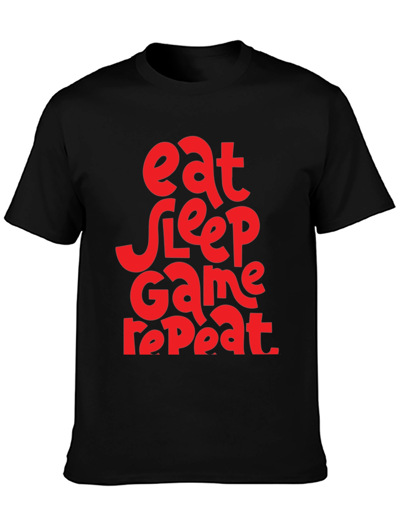 Eat Sleep Game Repeat T-Shirt - Gamer Life