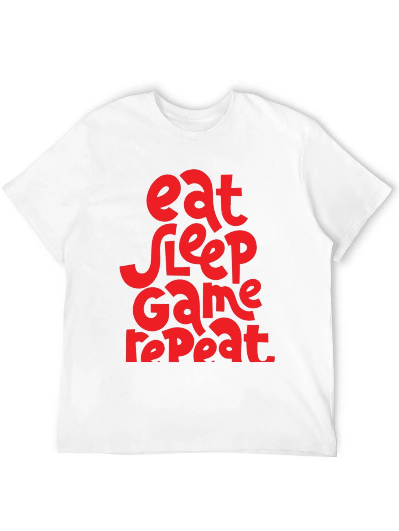 Eat Sleep Game Repeat T-Shirt - Gamer Life