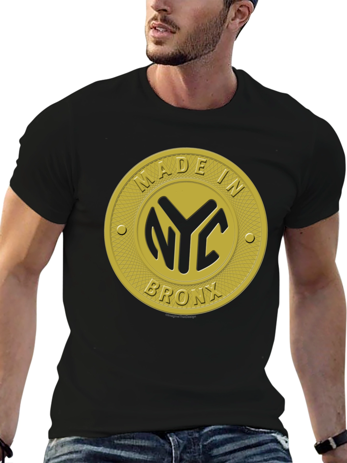 Made in NYC Bronx T-Shirt - Gold Edition