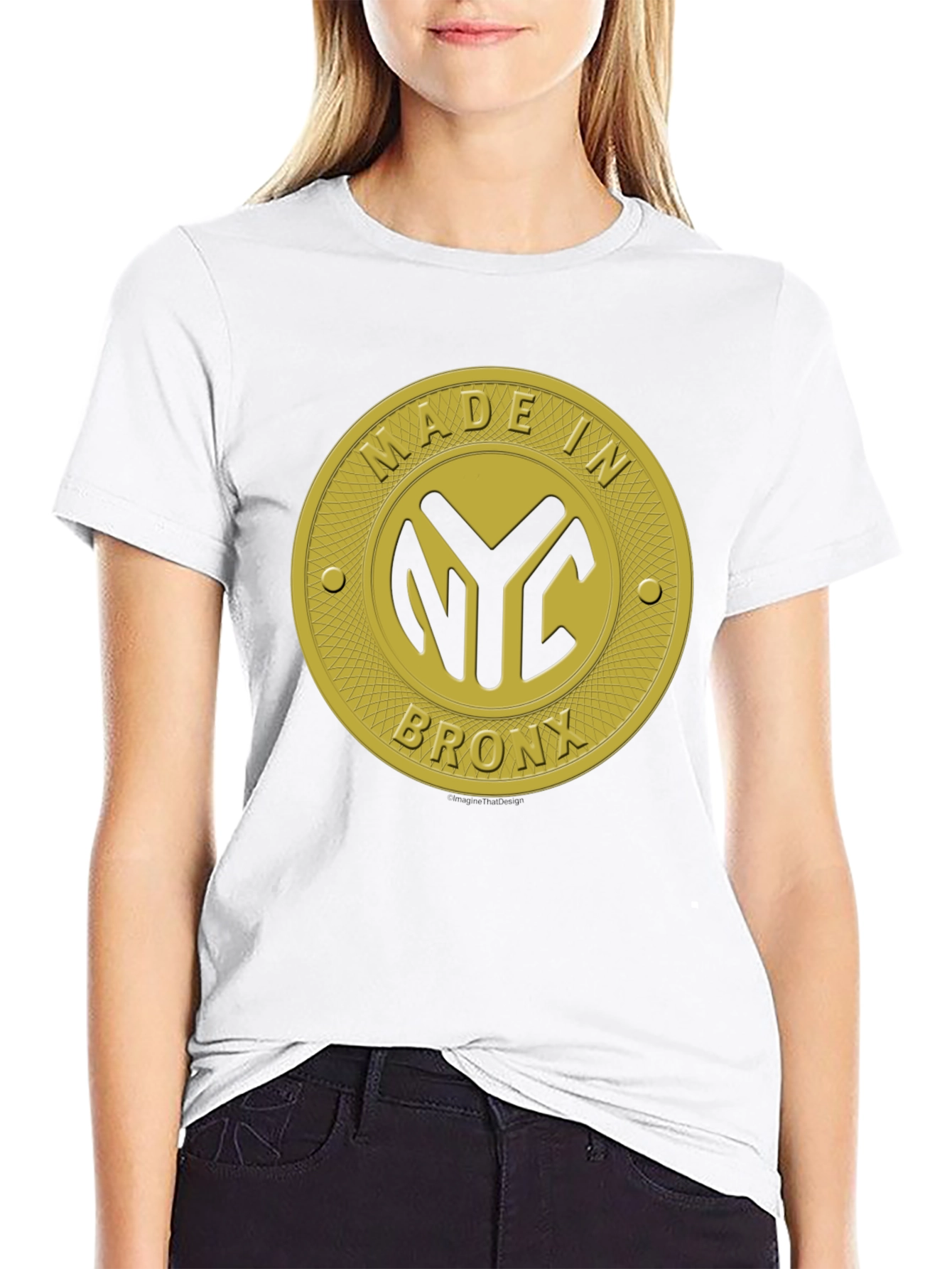 Made in NYC Bronx T-Shirt - Gold Edition