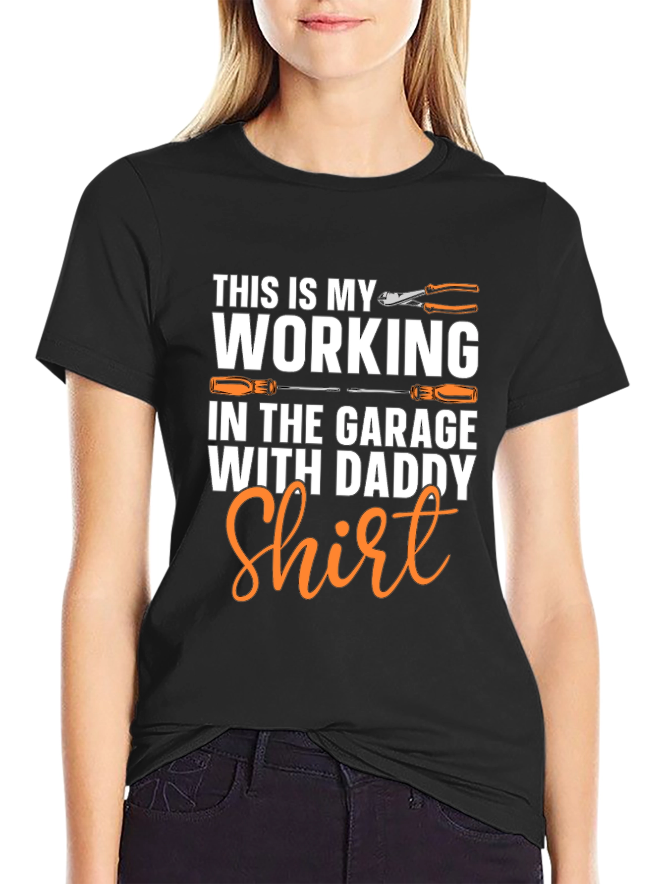 Working in the Garage with Daddy T-Shirt