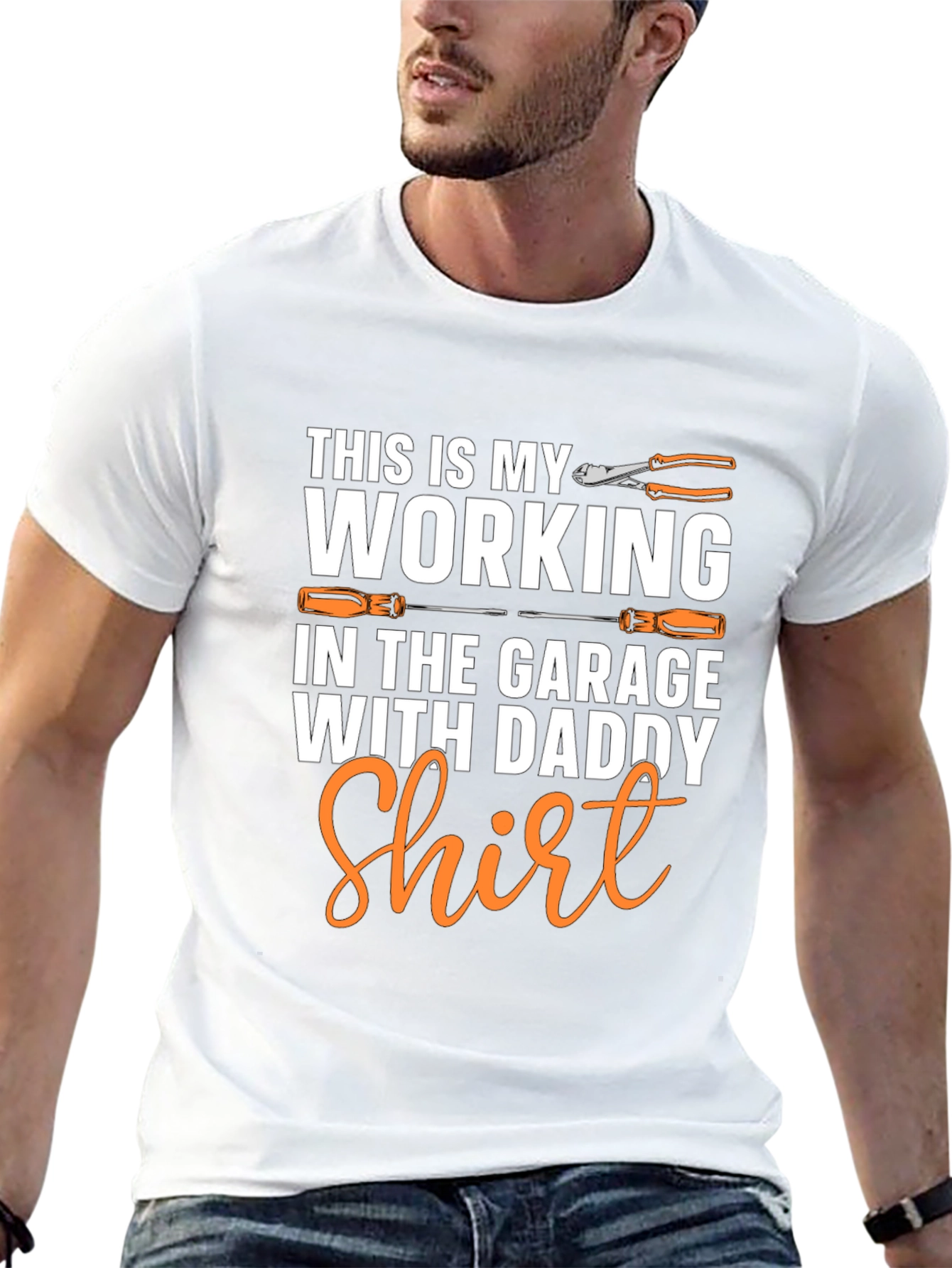 Working in the Garage with Daddy T-Shirt