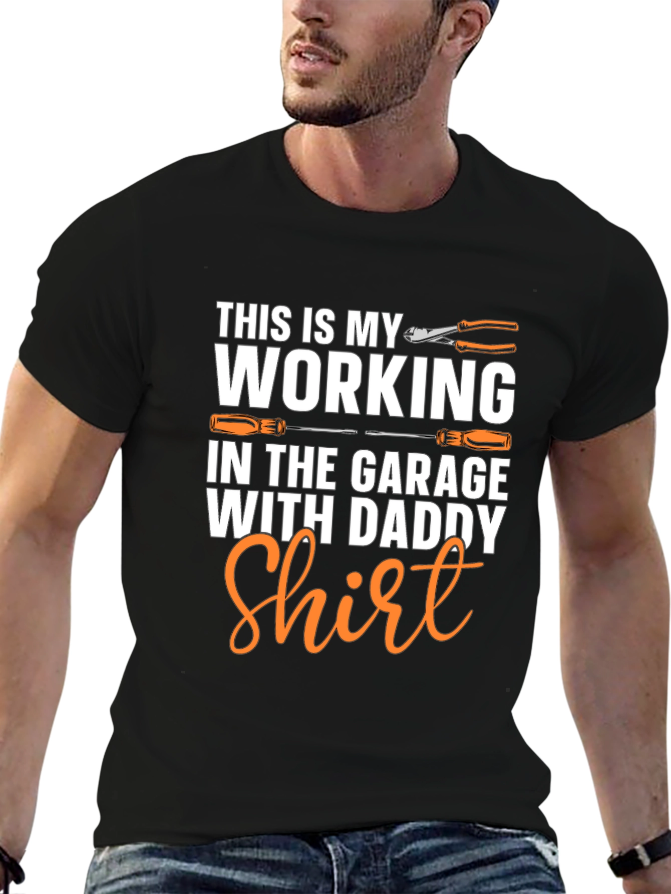 Working in the Garage with Daddy T-Shirt