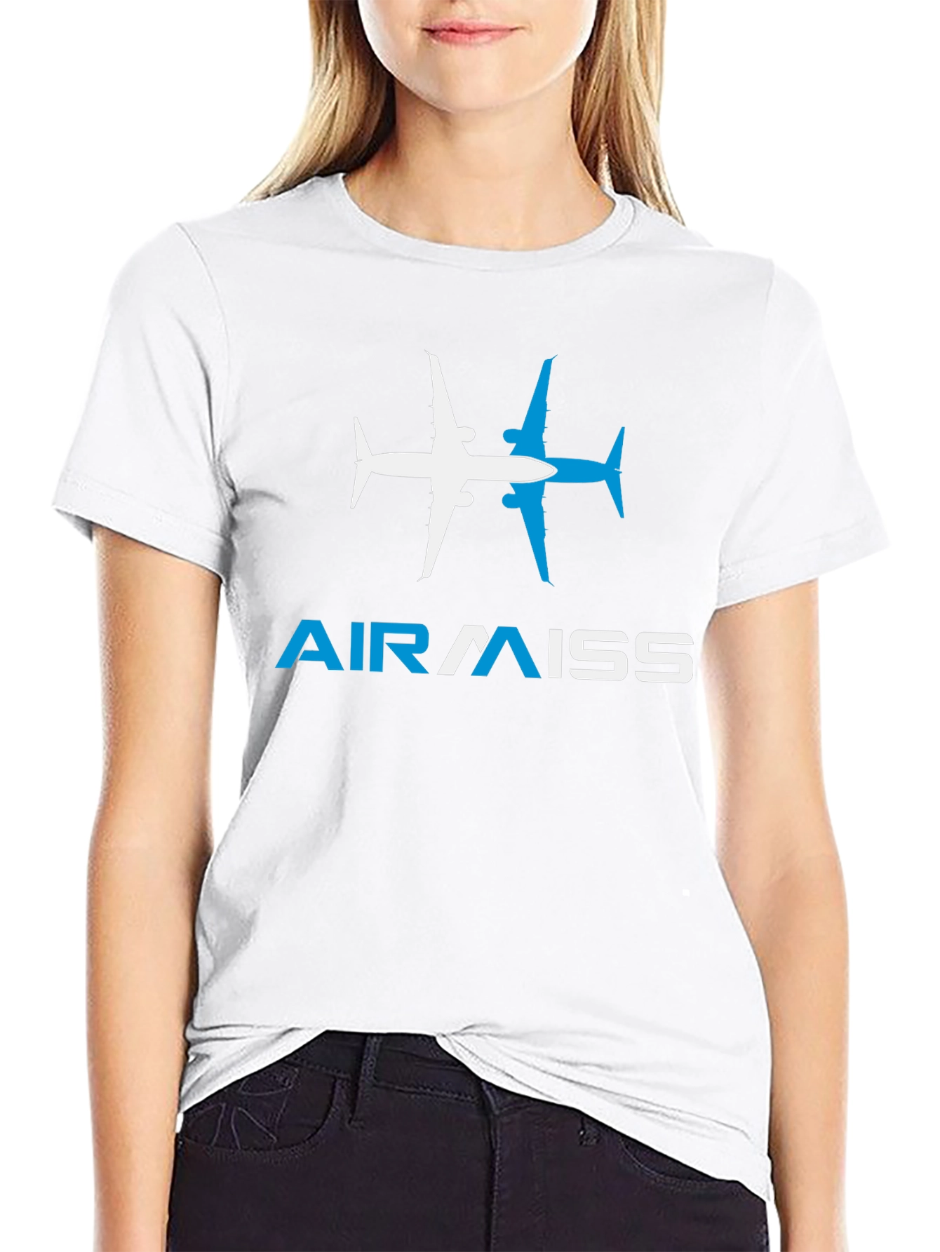 AirMiss Airplane Graphic T-Shirt