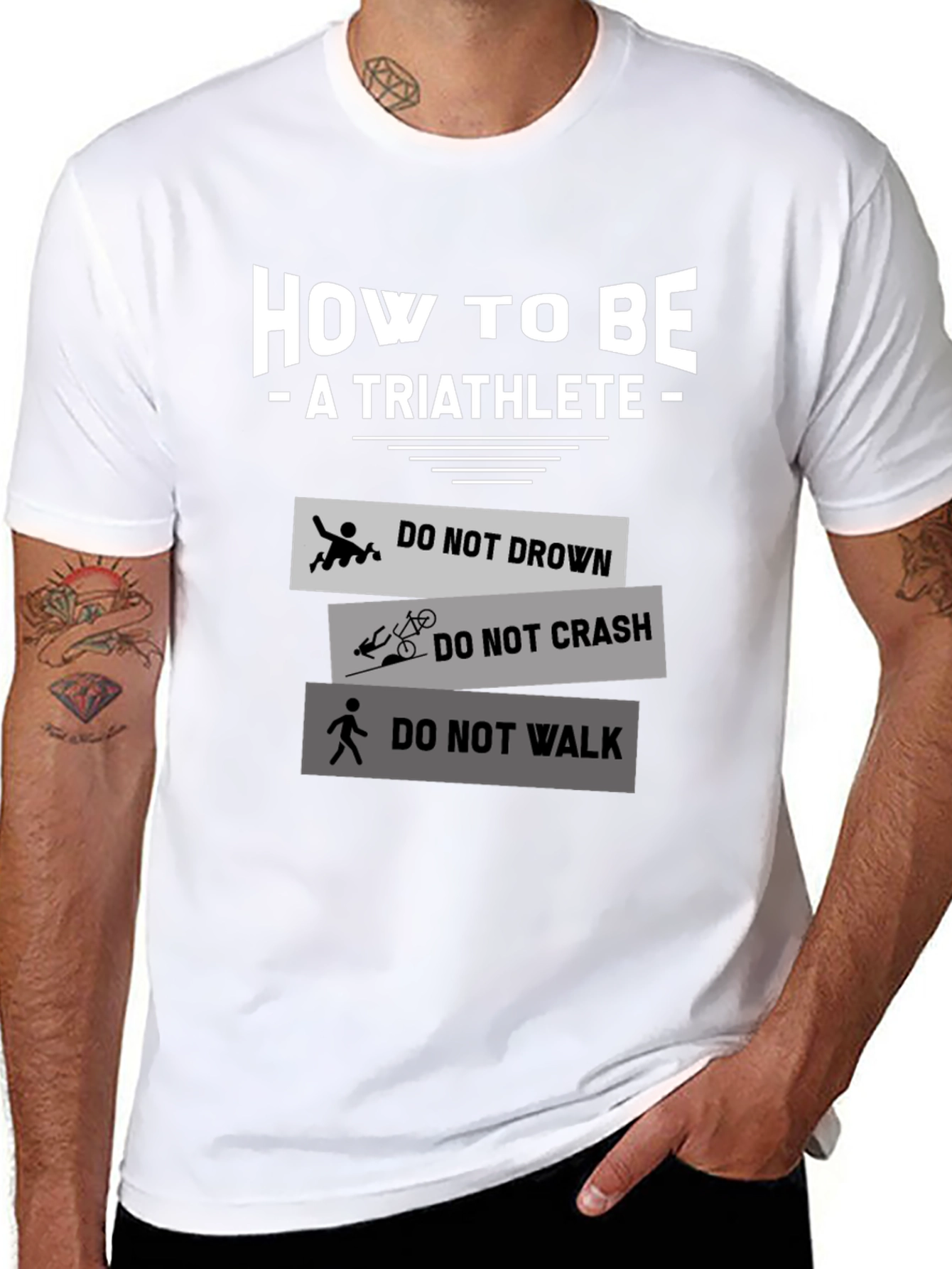 How to Be a Triathlete T-Shirt