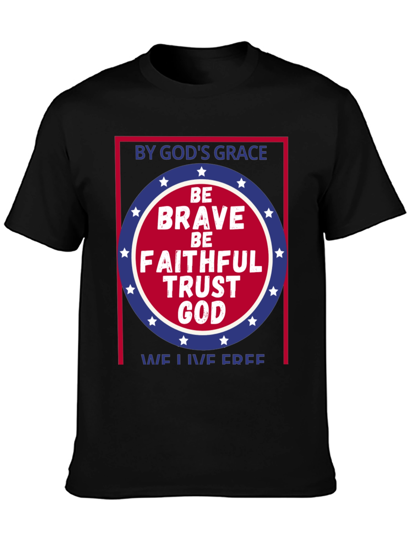 Faithful God Graphic Tee - Patriotic T-Shirt