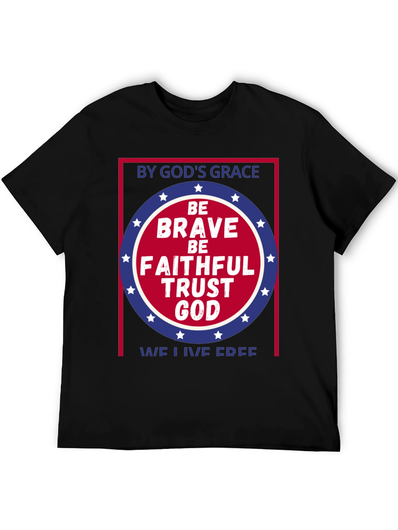 Faithful God Graphic Tee - Patriotic T-Shirt