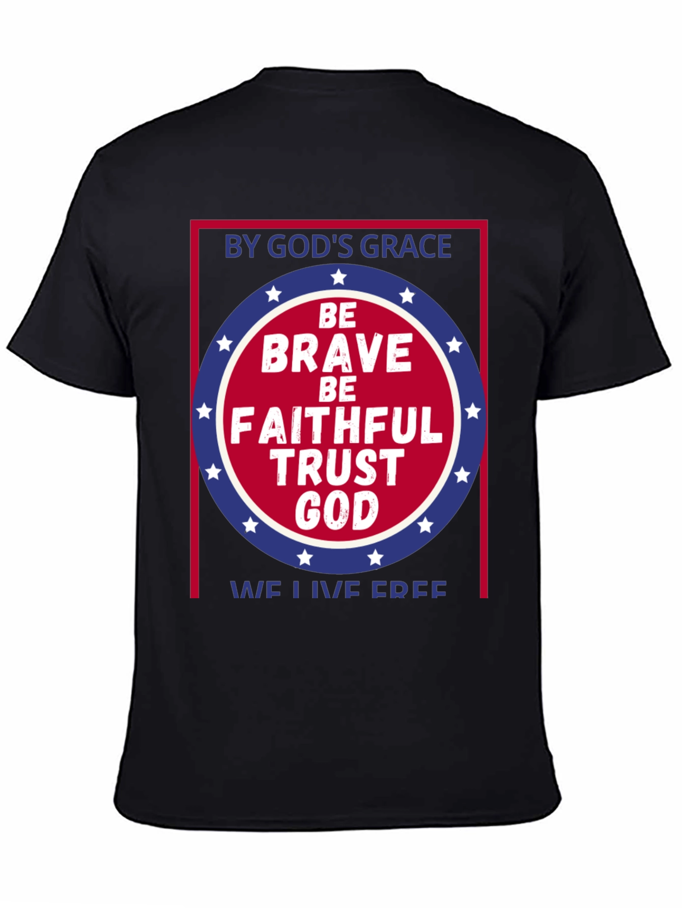 Faithful God Graphic Tee - Patriotic T-Shirt