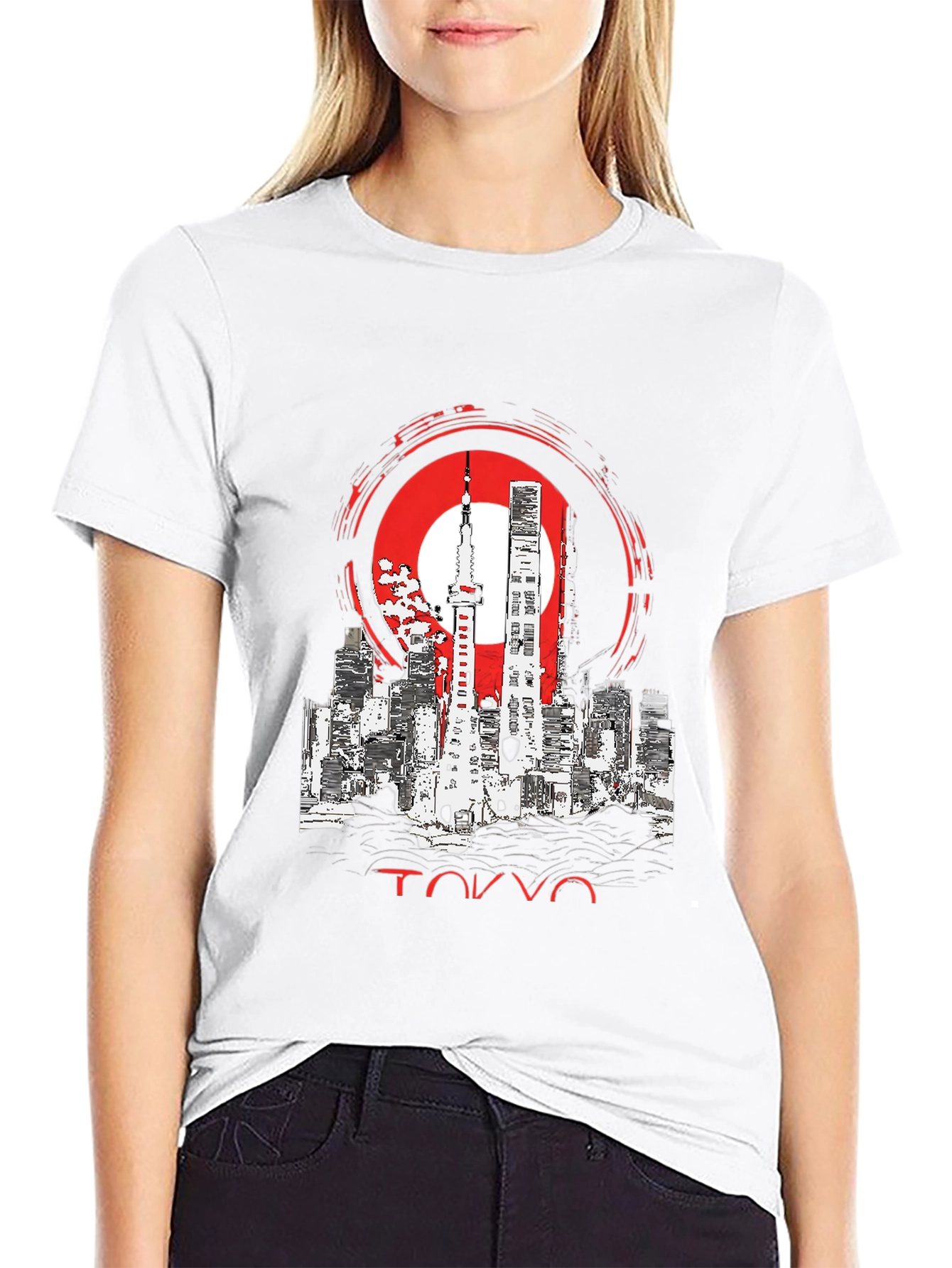 Tokyo Skyline Graphic Tee - Urban Style