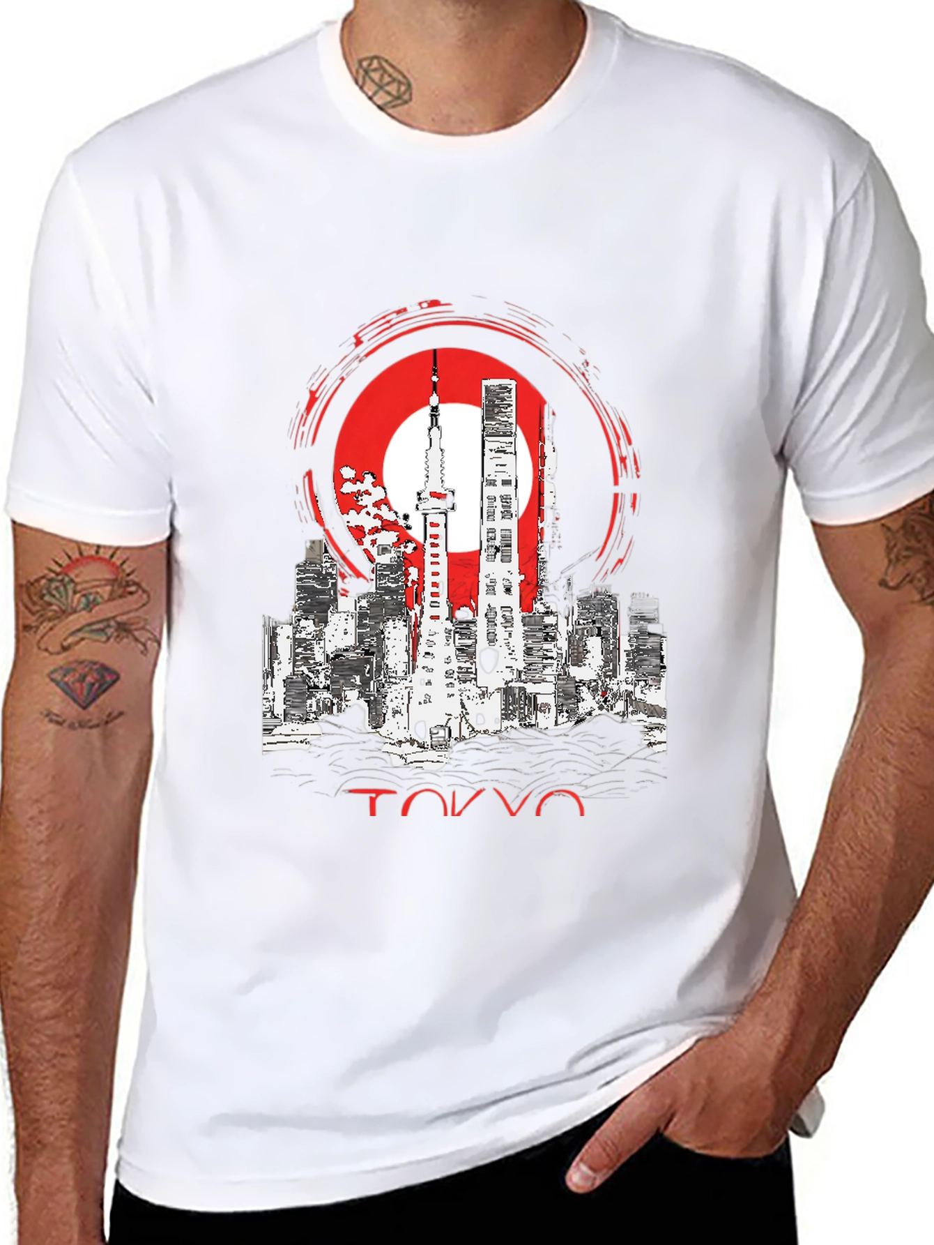 Tokyo Skyline Graphic Tee - Urban Style