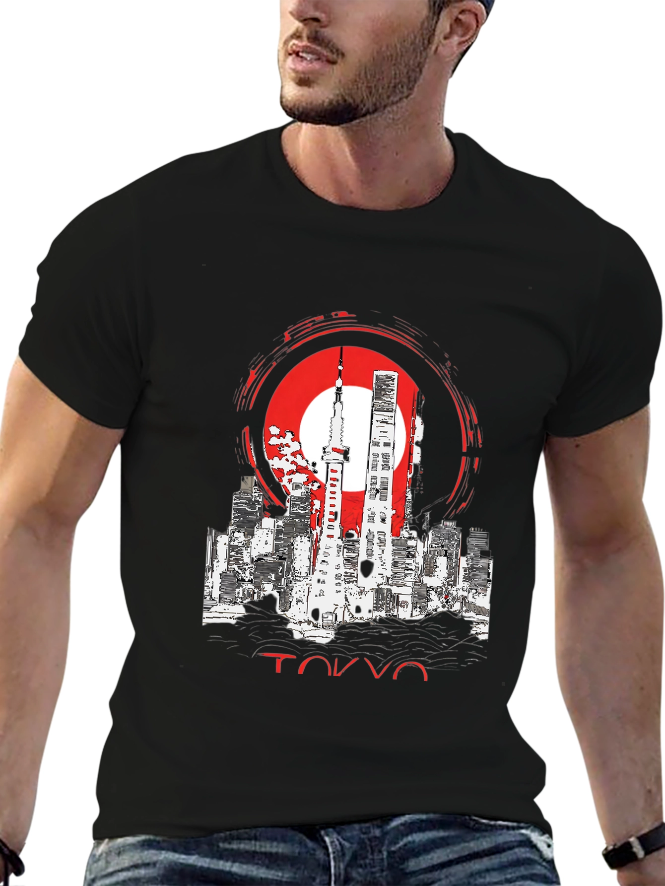 Tokyo Skyline Graphic Tee - Urban Style