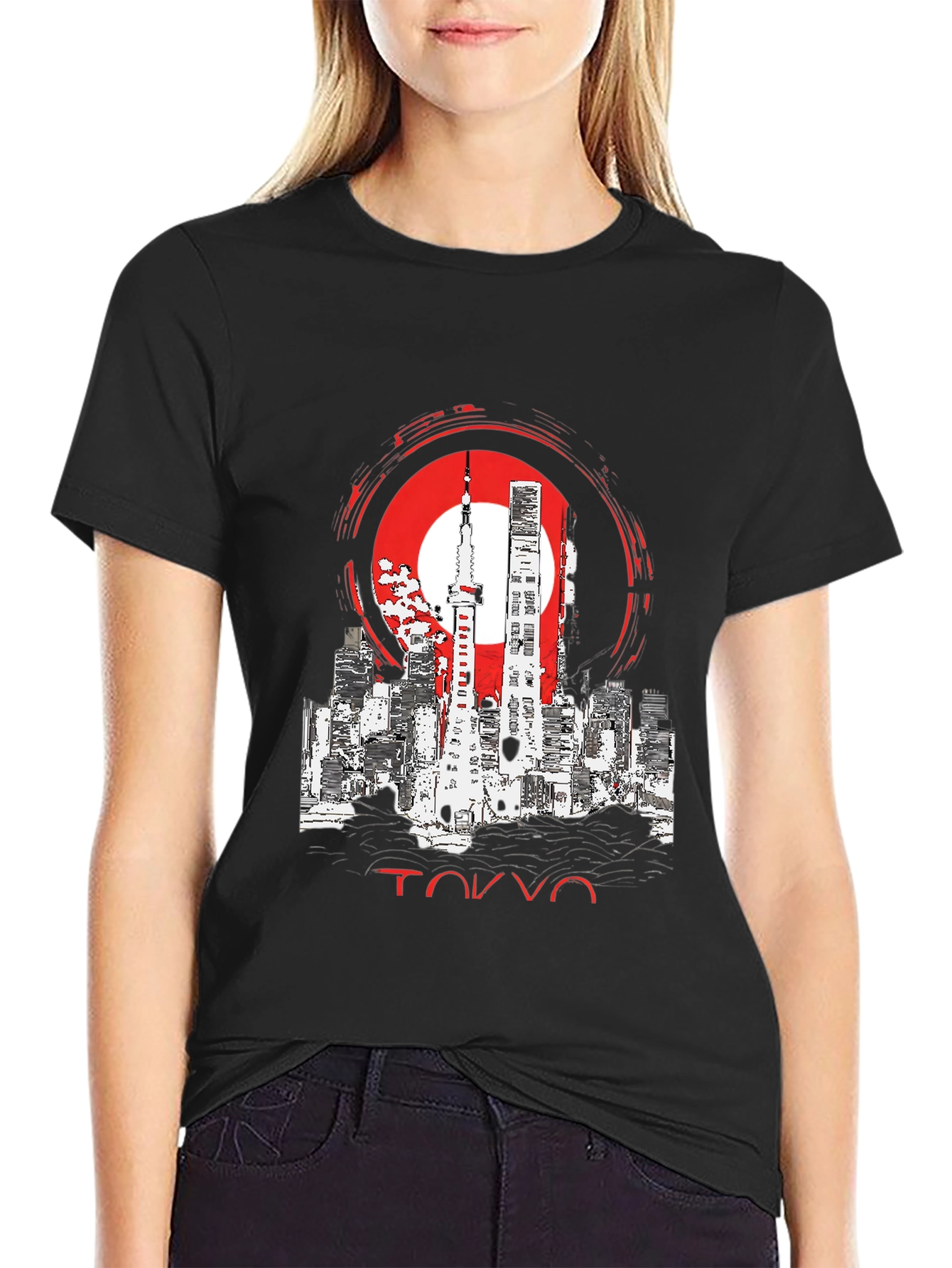 Tokyo Skyline Graphic Tee - Urban Style