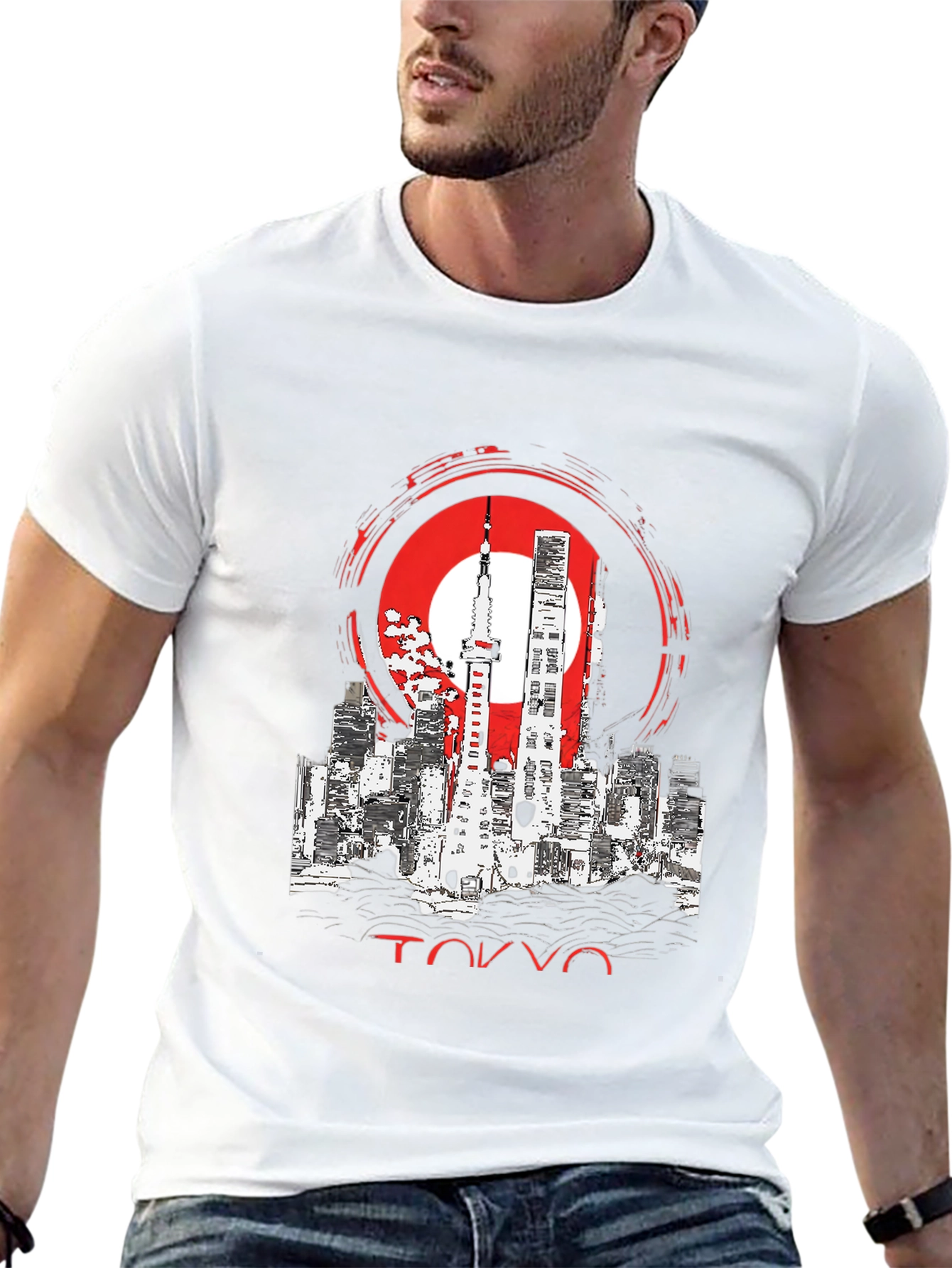 Tokyo Skyline Graphic Tee - Urban Style