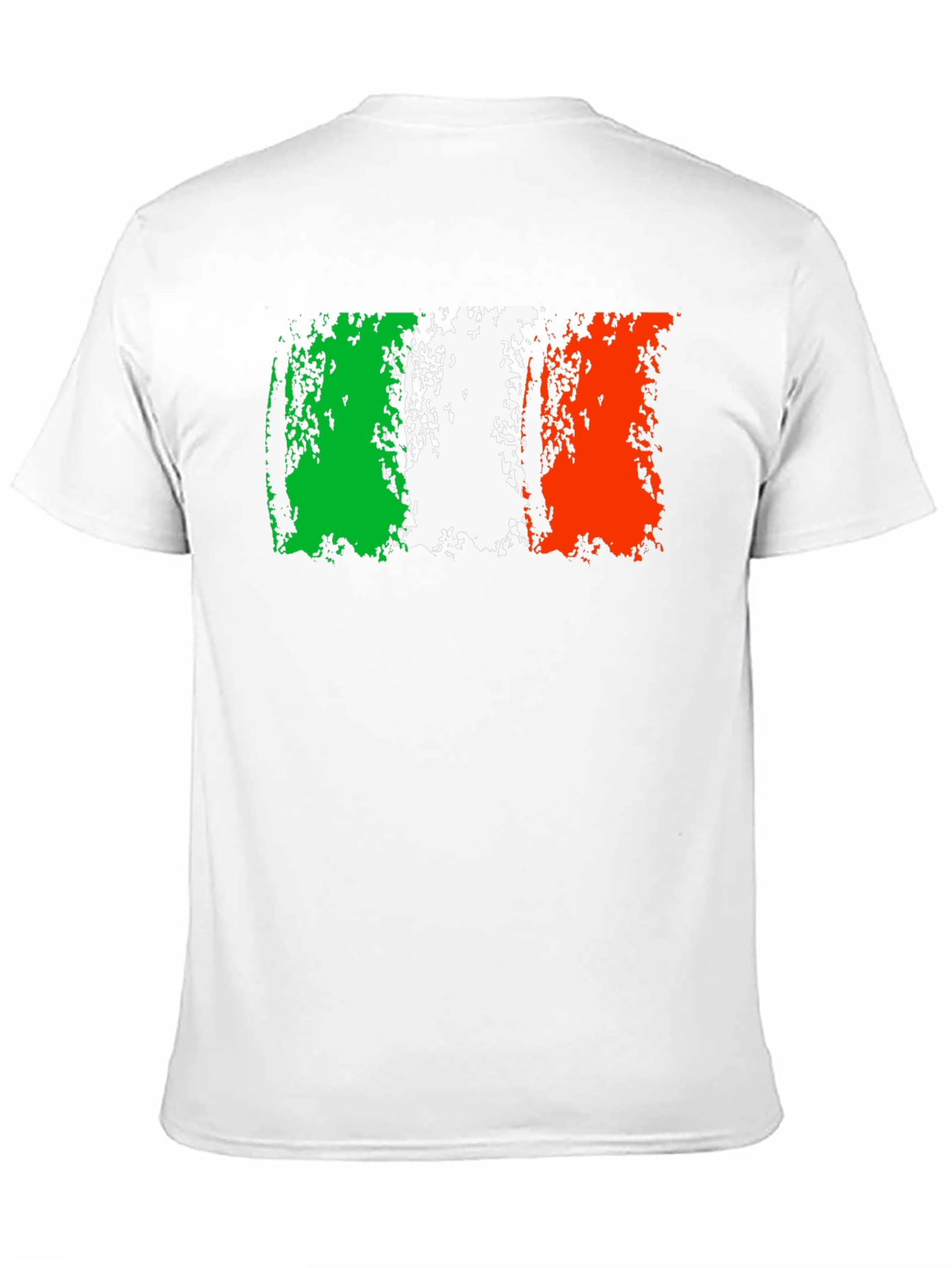 Italy Flag Graphic Tee - Distressed Design