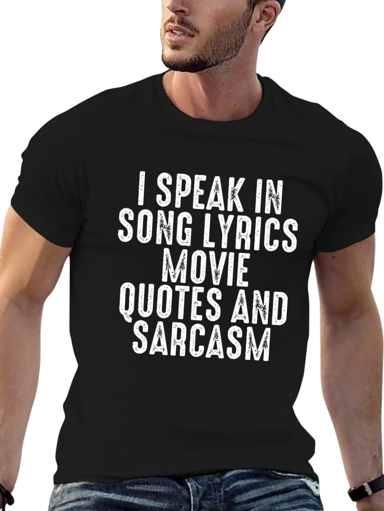 I Speak in Song Lyrics Funny Sarcastic T-Shirt