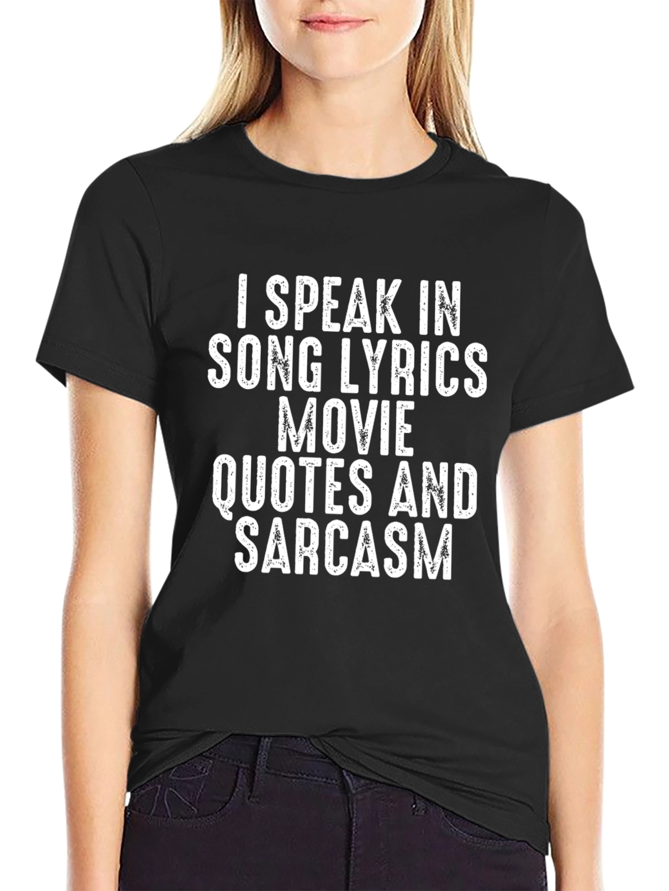 I Speak in Song Lyrics Funny Sarcastic T-Shirt
