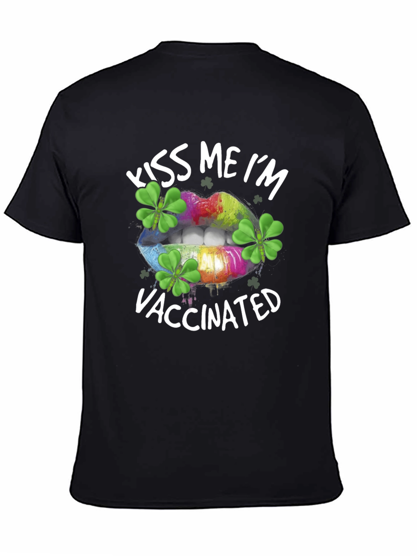 Kiss Me Im Vaccinated St. Patricks Day T-Shirt