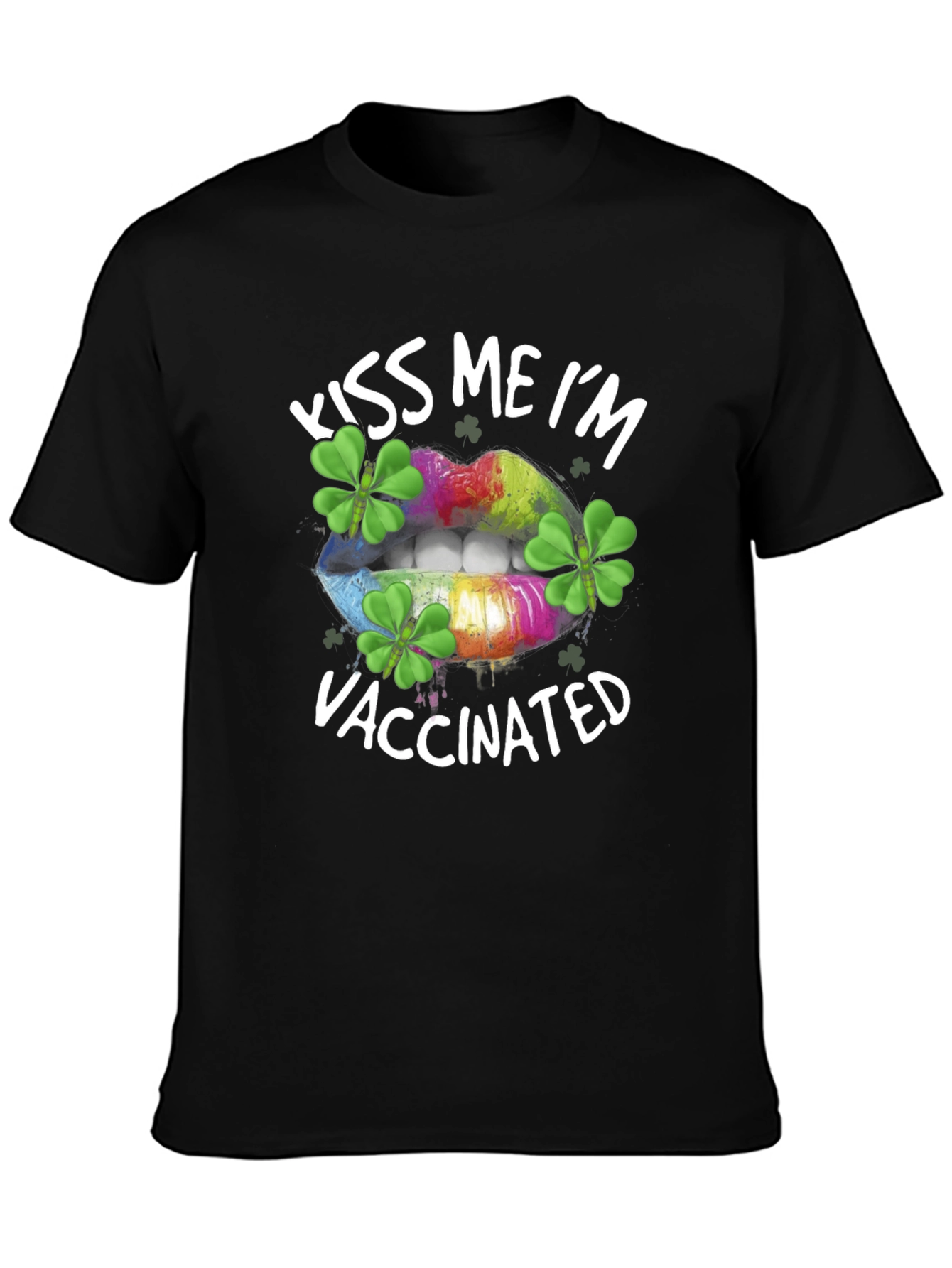 Kiss Me Im Vaccinated St. Patricks Day T-Shirt